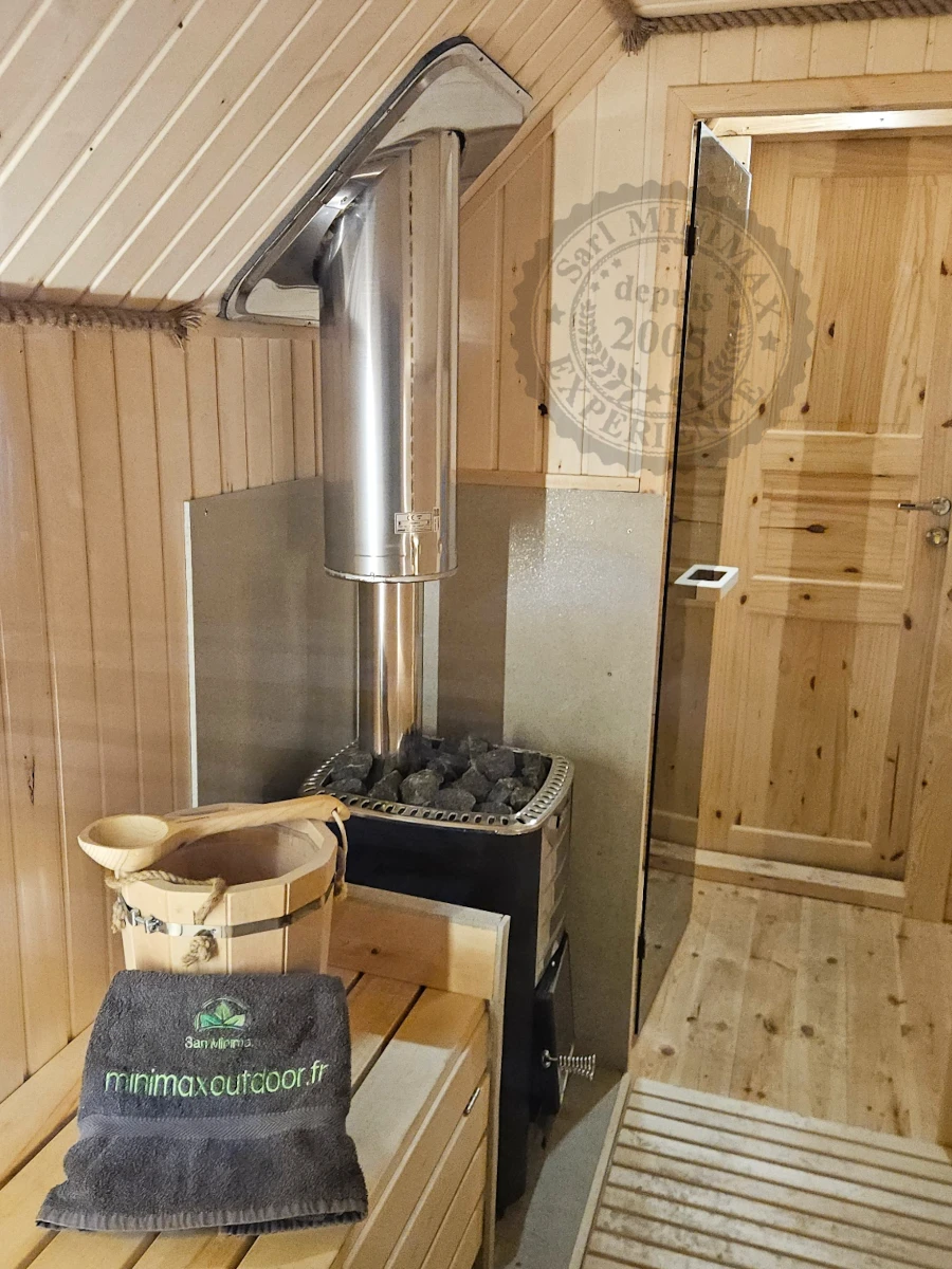 Sauna TROLL 2x4 m