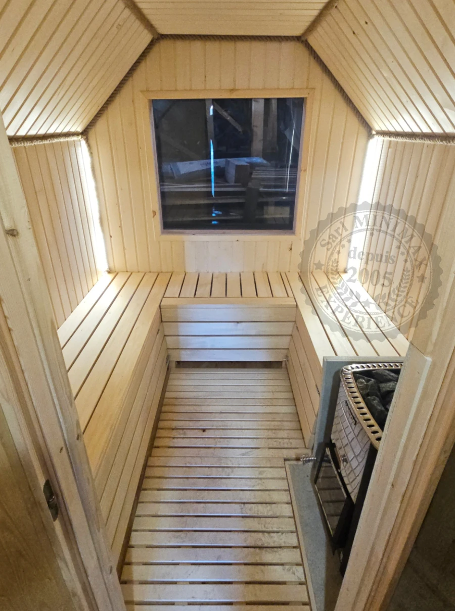 Sauna TROLL 2x4 m