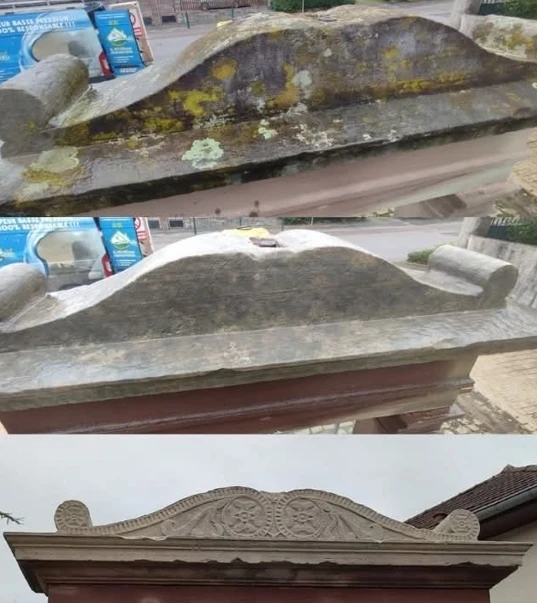 Nettoyage des monuments  aux morts, calvaires et fontaines