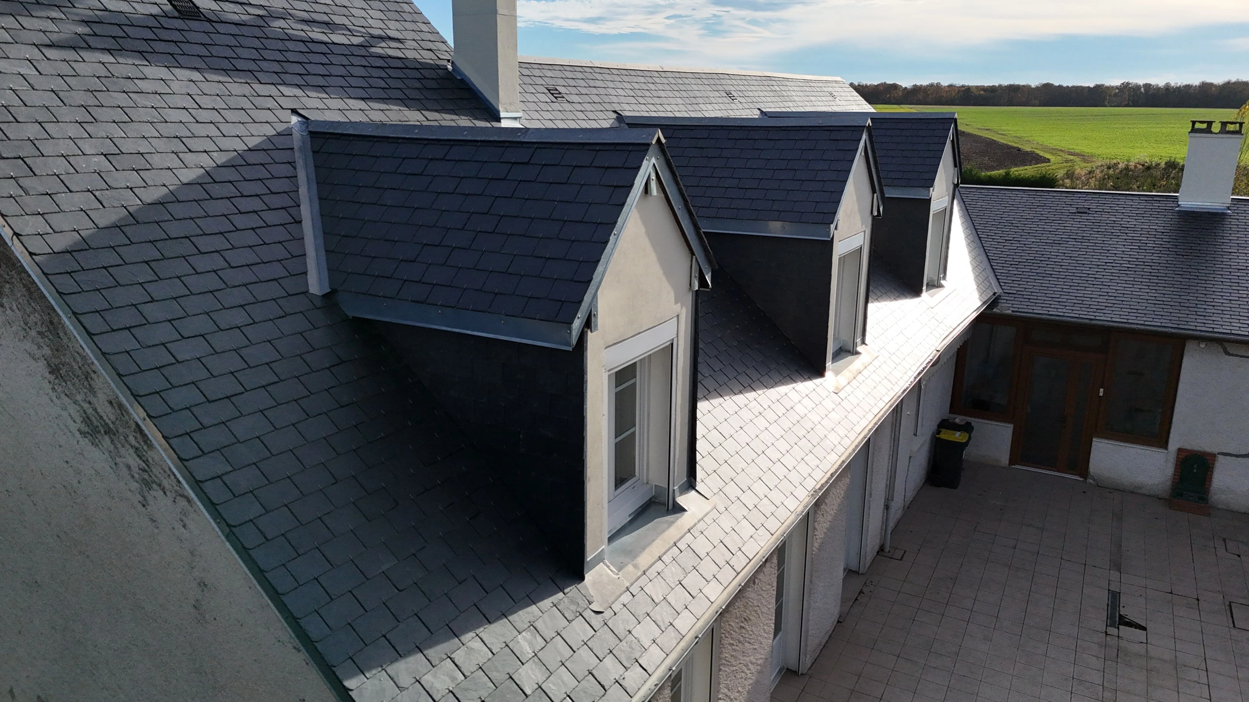 Rénovation de couverture en ardoise