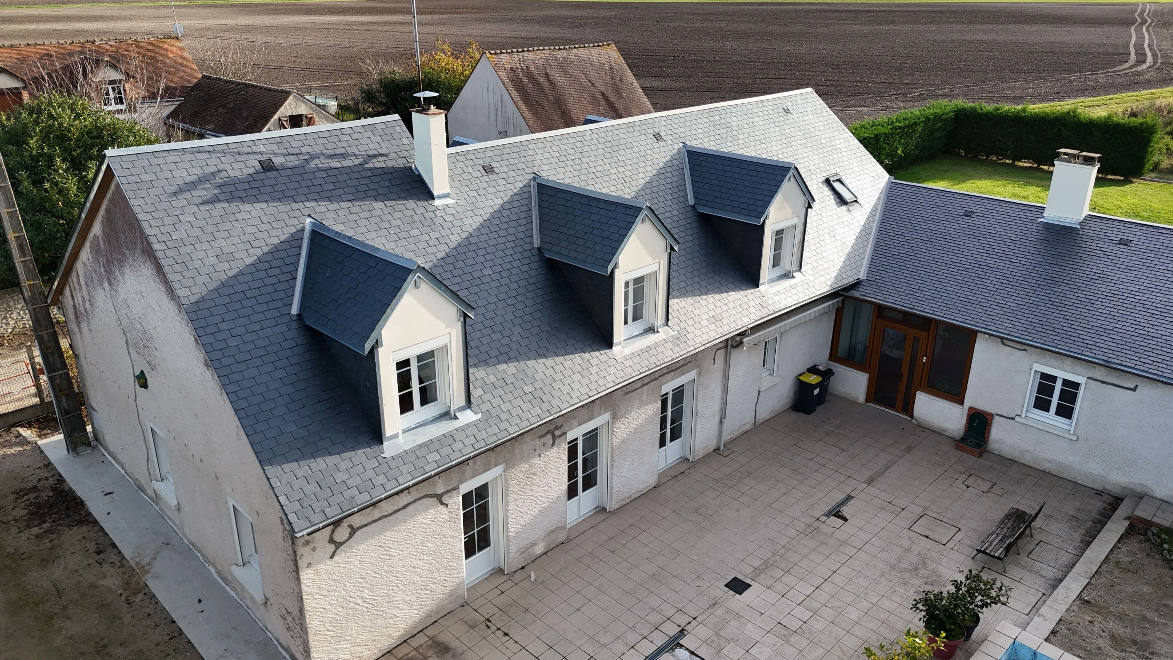 Rénovation de couverture en ardoise