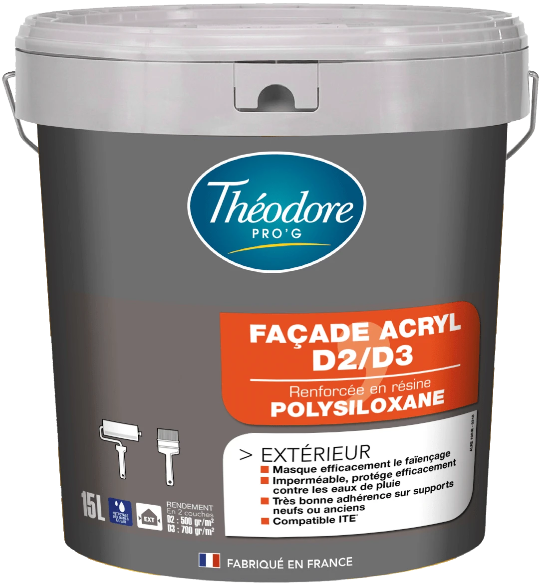 PRO'G FACADE ACRYL D2/D3 BLANC/BTP 3L