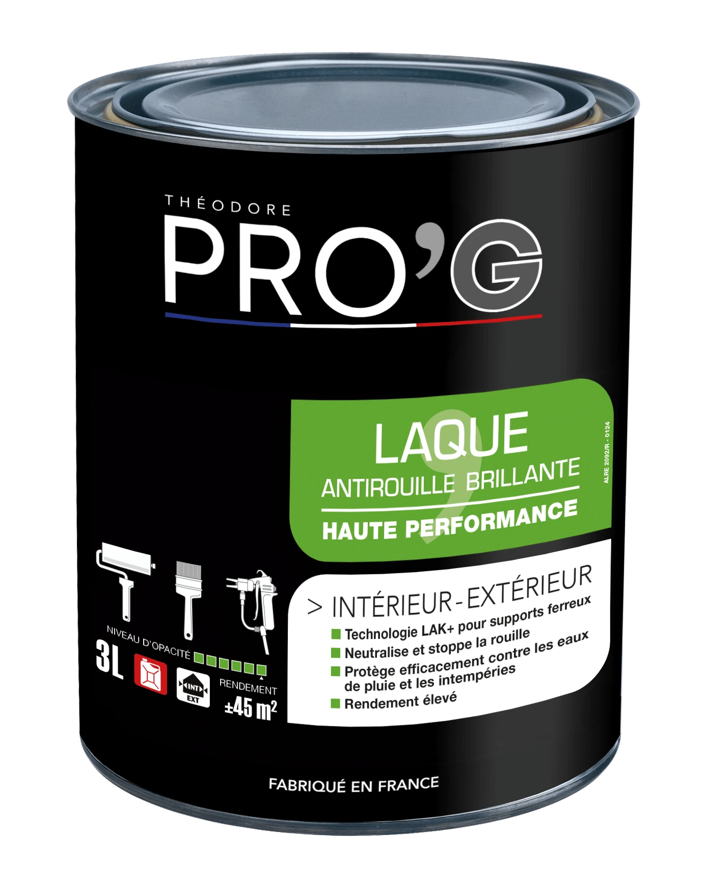 PRO'G LAQUE ANTIROUILLE BTJ 3L