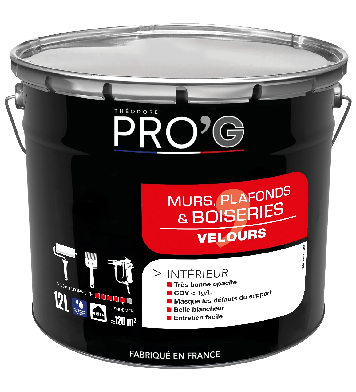 PRO'G MURS/PLDS/BOIS. VELOURS BLC 3L