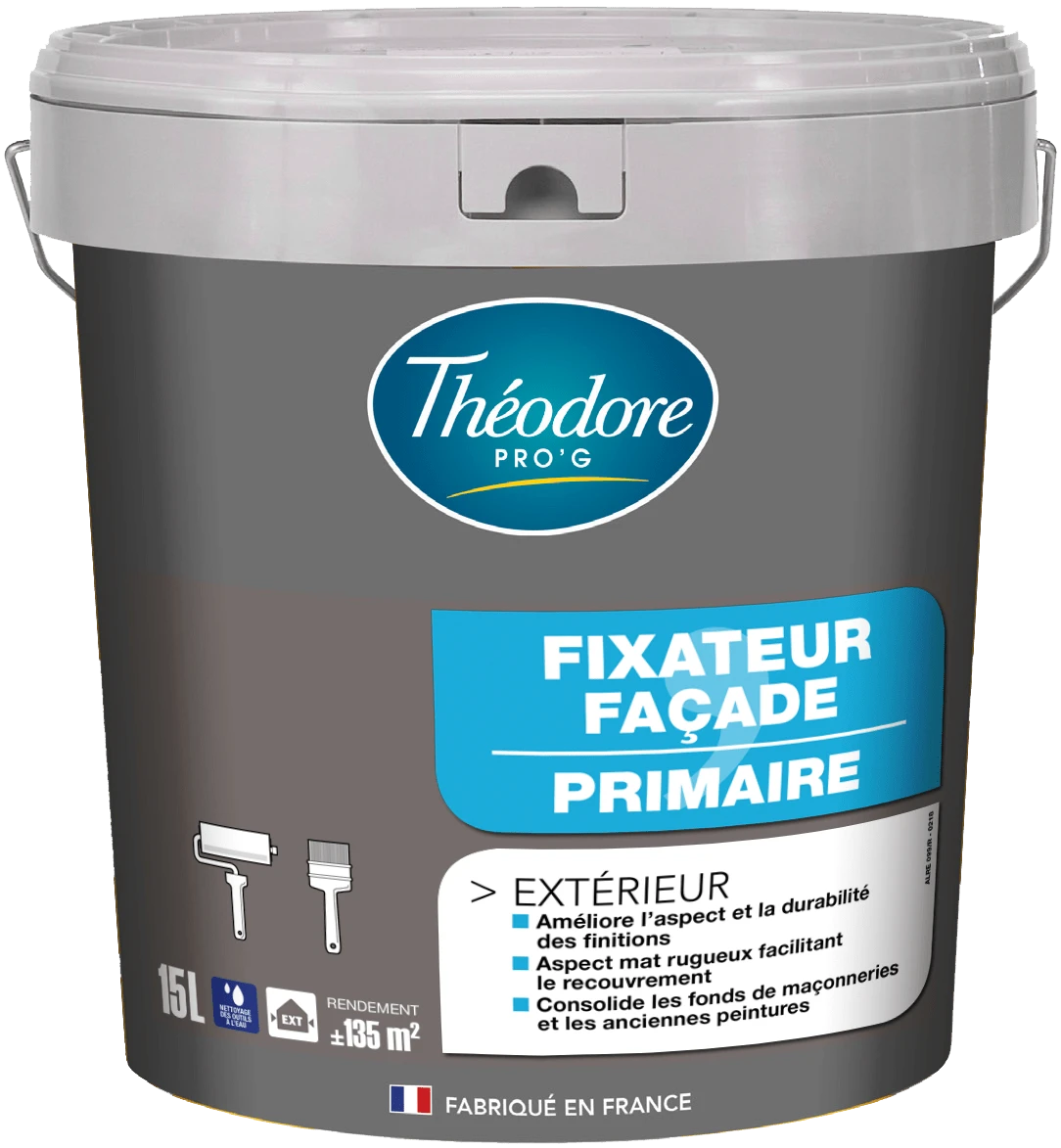 PRO'G S/COUCHE FACADE FIXATEUR BLC 15L