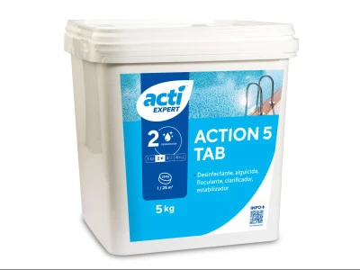 ACTI Action 5 Tab – Chlore multifonction 5 en 1 – 4kg