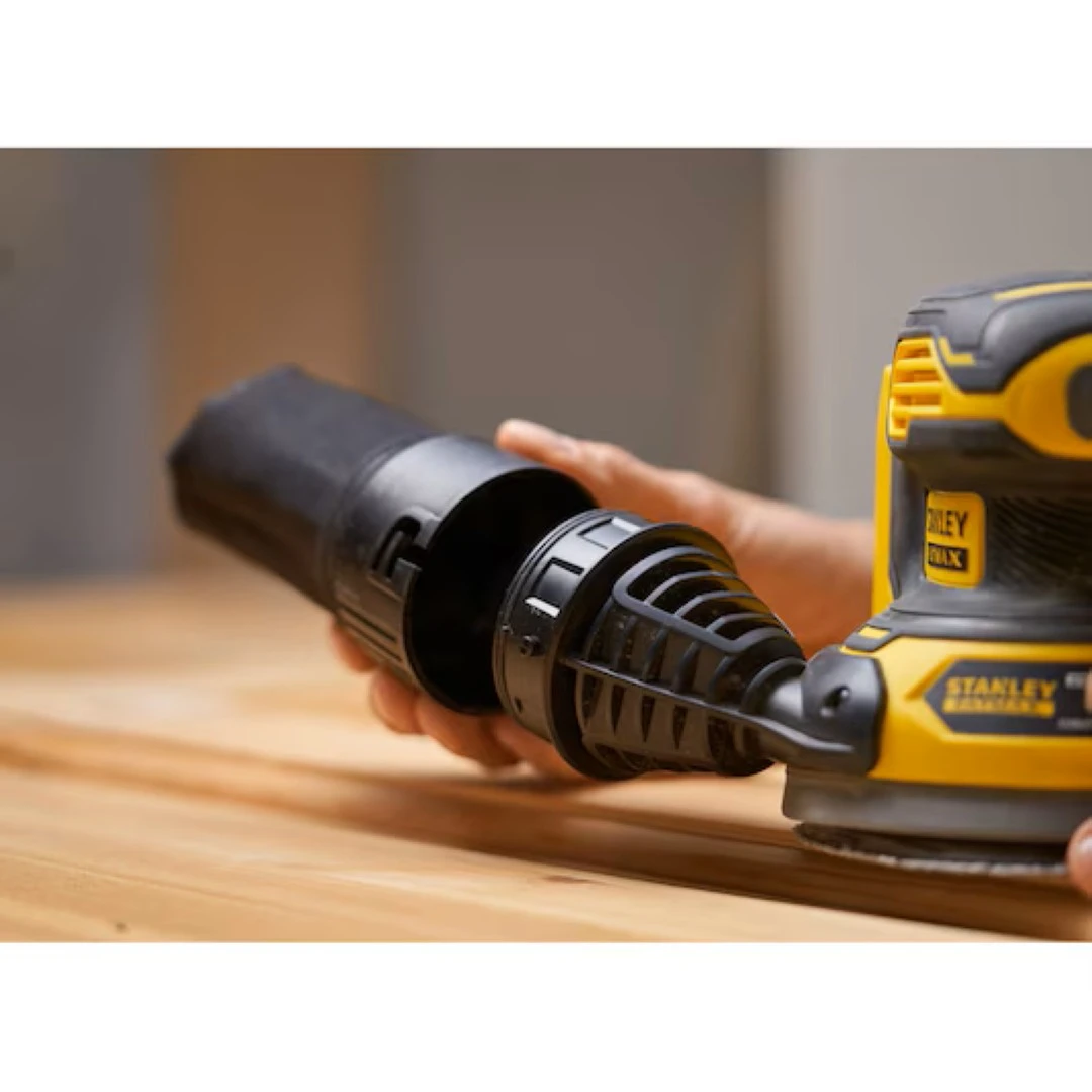Ponceuse excentrique sans fil STANLEY FATMAX V20 18V 125 mm – SFMCW220B-XJ – Sans batterie ni chargeur