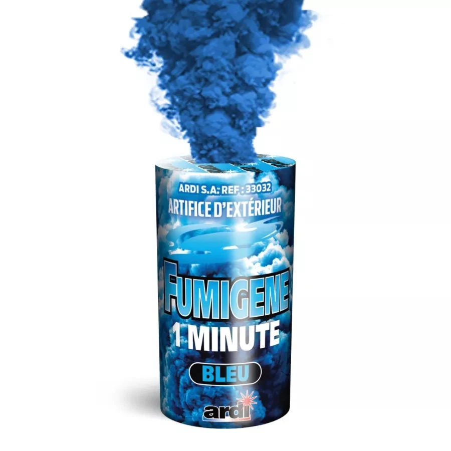 Fumigène bleu 1 minute