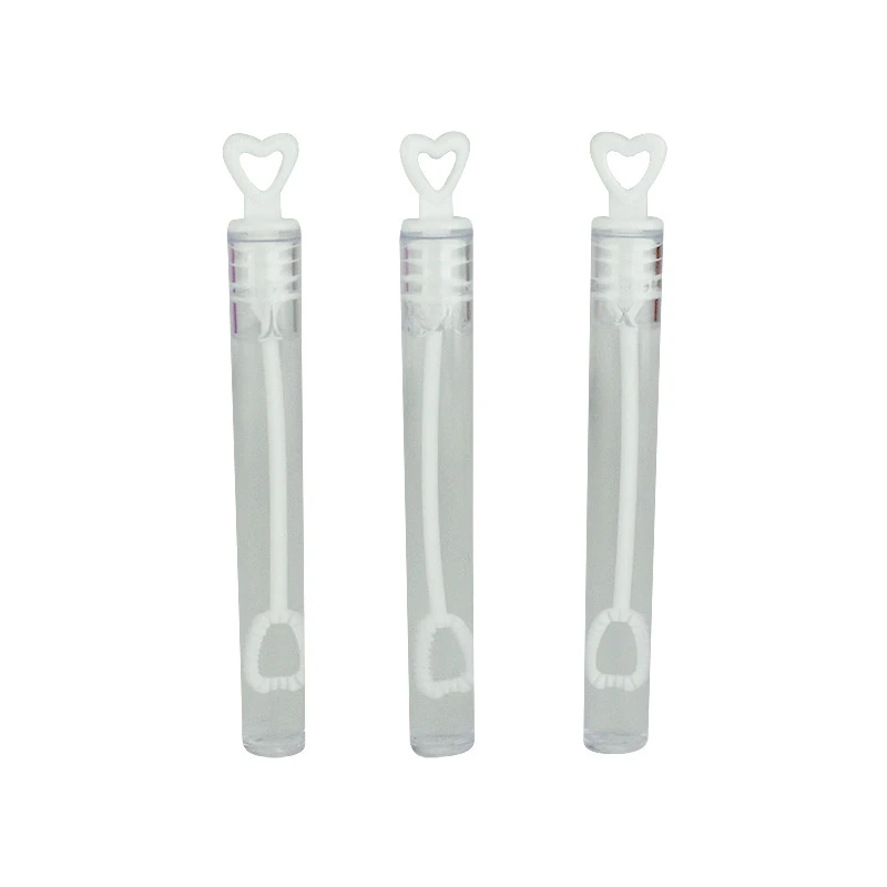 Bulles de savon tube Coeur blanc x 24 Boite crystal