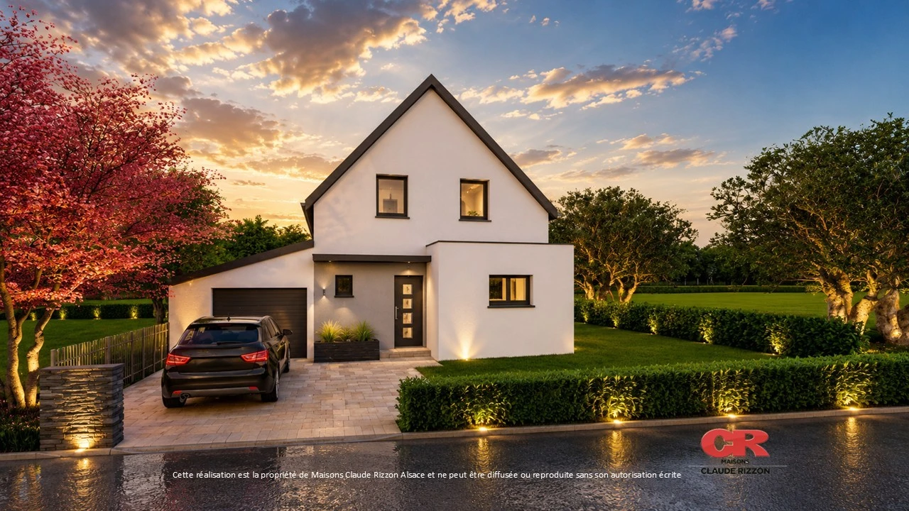 Maison NEUVE 5 pièces avec garage à HERRLISHEIM