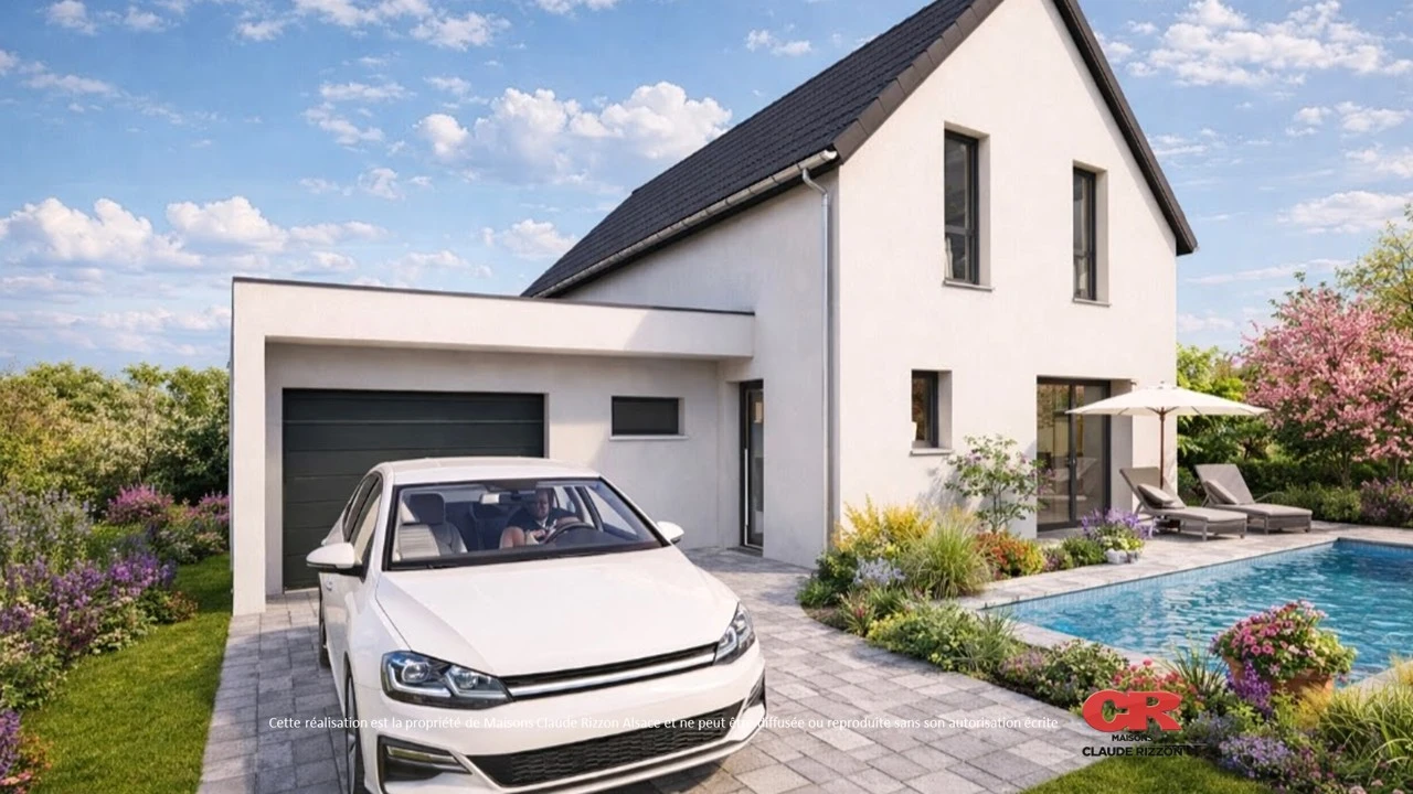 Maison neuve 5 pièces avec garage à SCHNERSHEIM
