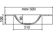 Plan vasque Lunda simple