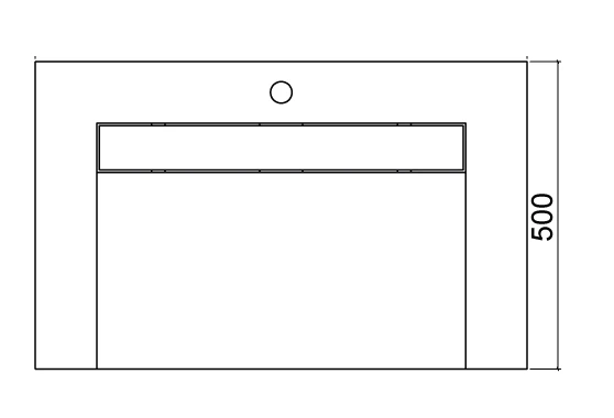 Plan vasque Riviera simple