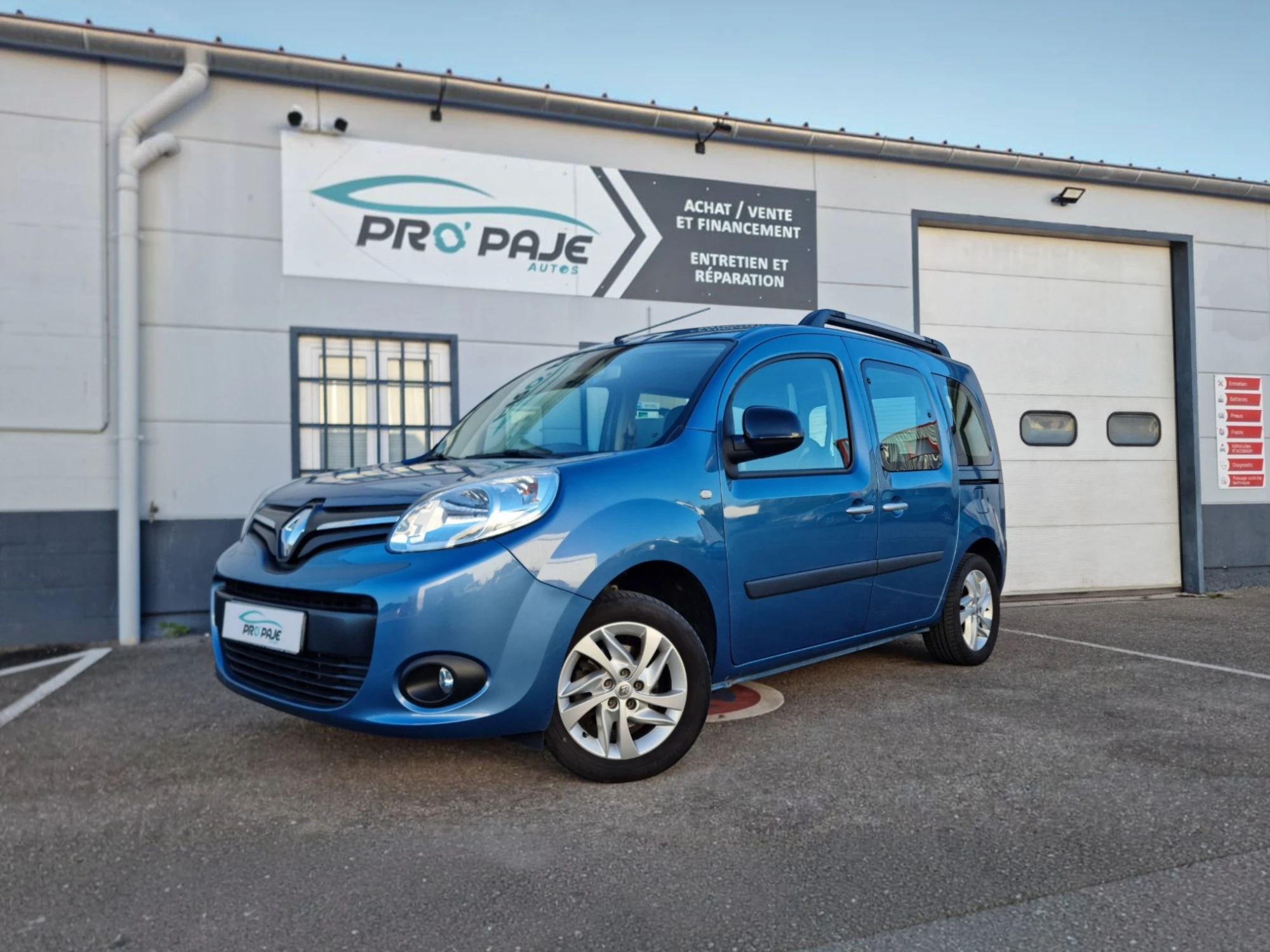 Renault Kangoo 1.6 16V 105 CV DYNAMIQUE/2E MAIN/65 300KM/DISTRI 2026/ATTELAGE/CLIM AUTO/GTIE 12 MOIS