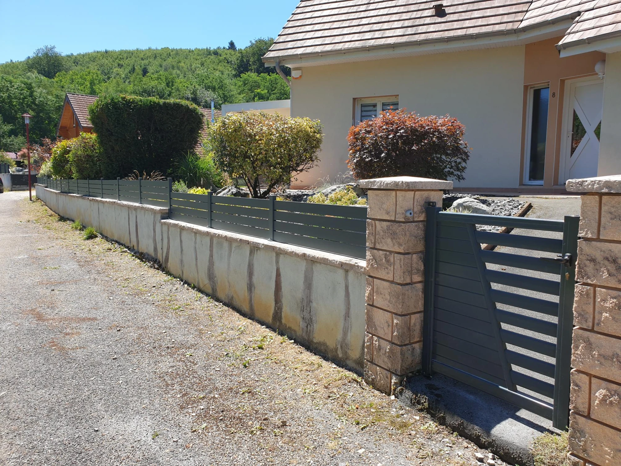 Clôture aluminium sur mesure
