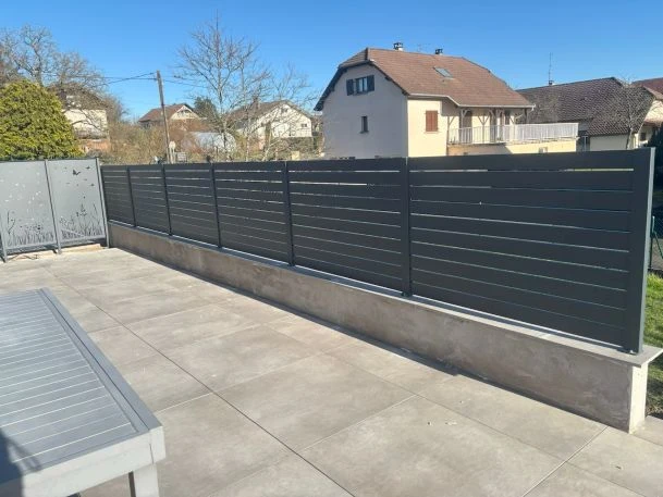Clôture aluminium sur mesure