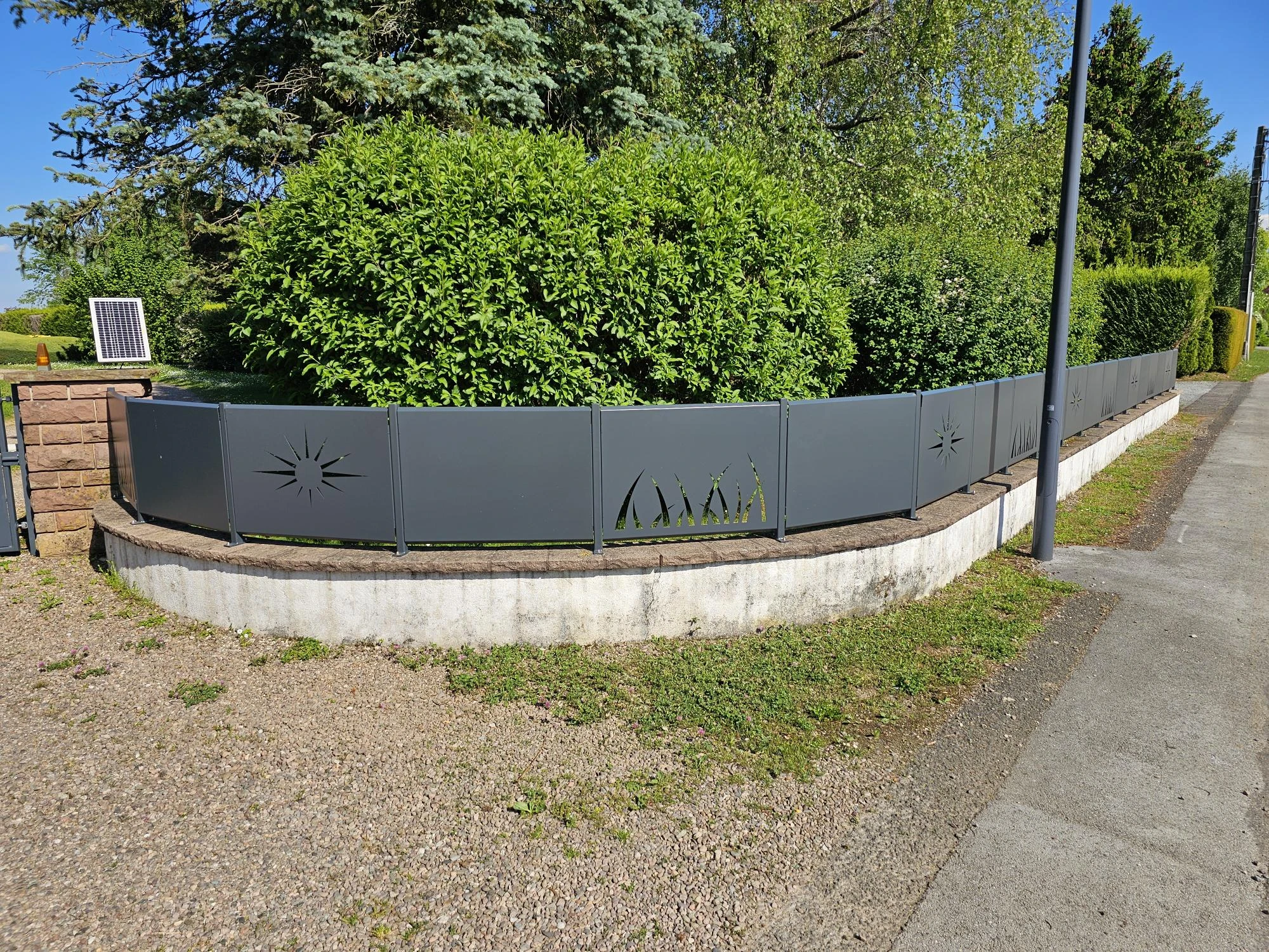 Clôture aluminium sur mesure