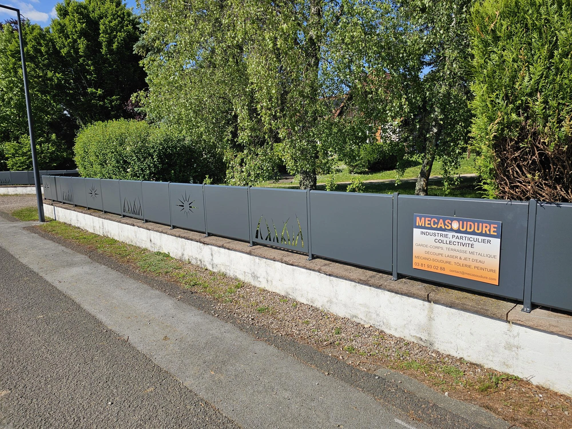Clôture aluminium sur mesure