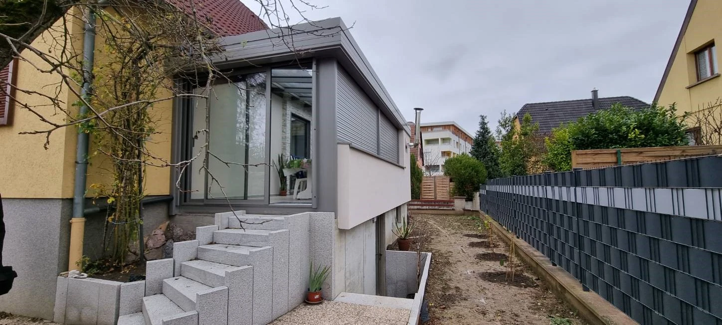 Véranda aluminium LUX ZENITHAL - BAS-RHIN