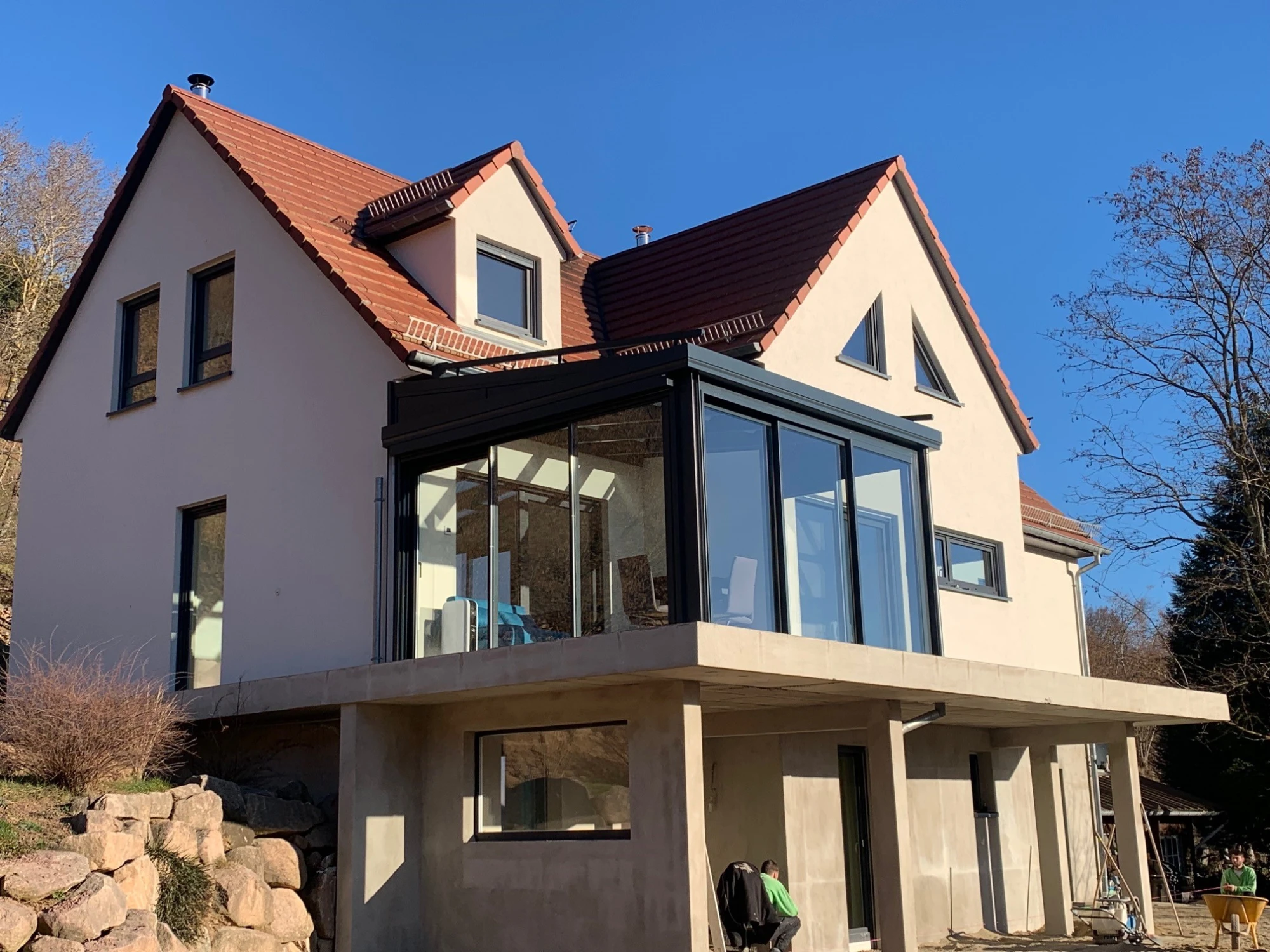 Véranda aluminium LUX ZENITHAL - BAS-RHIN