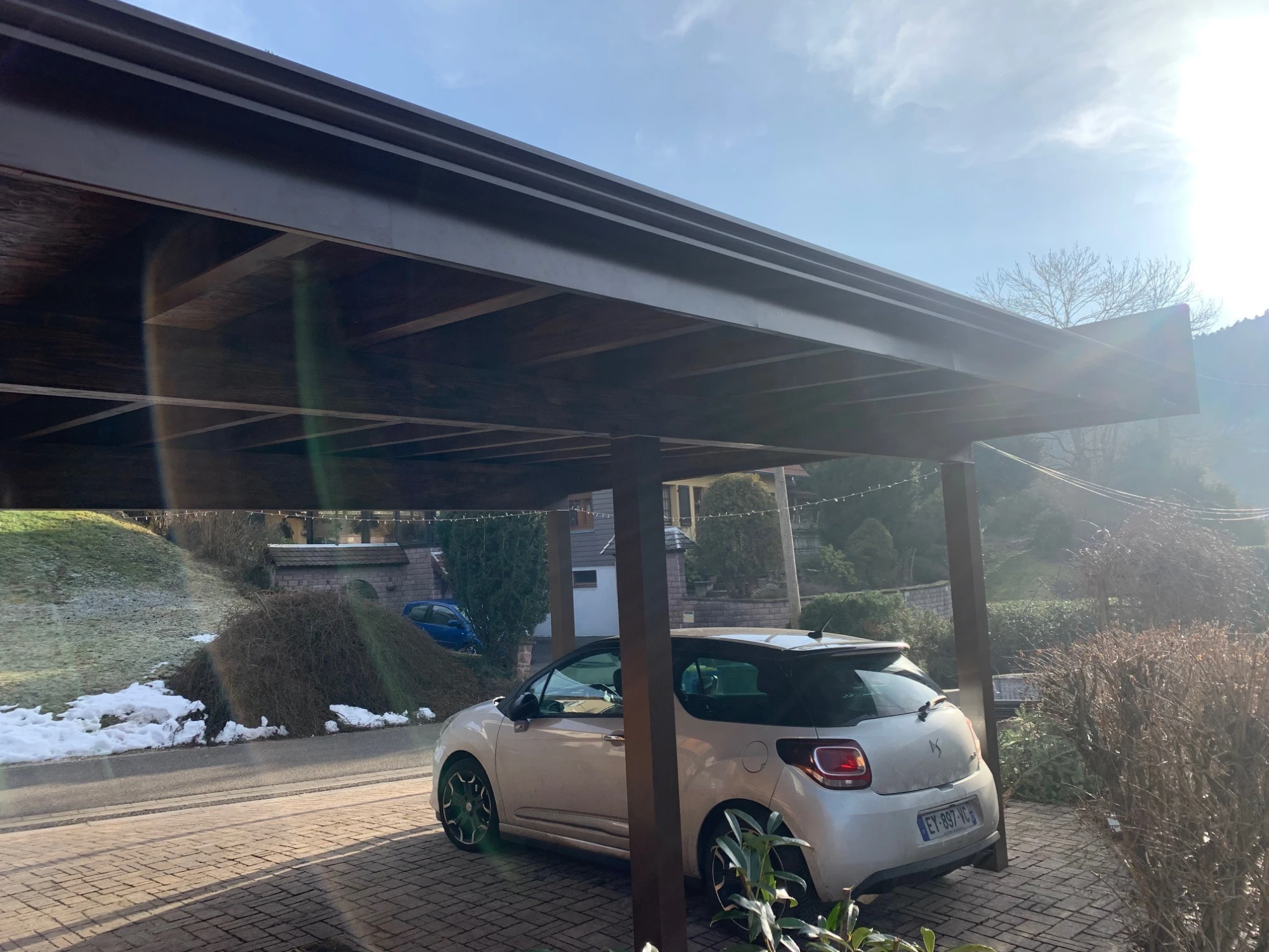 Pergola bois LUX ZENITHAL -BAS-RHIN