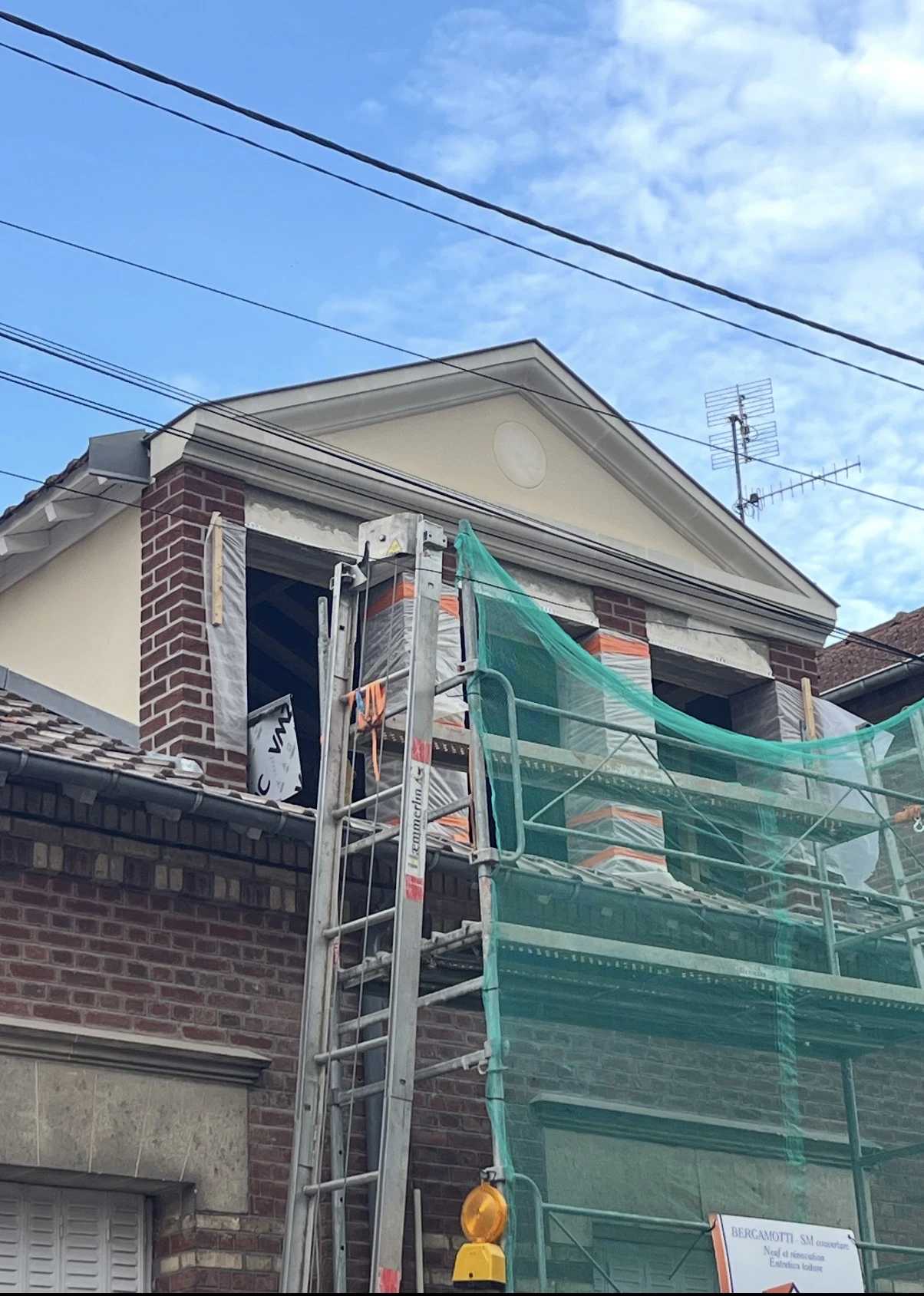 Surélévation de Toiture