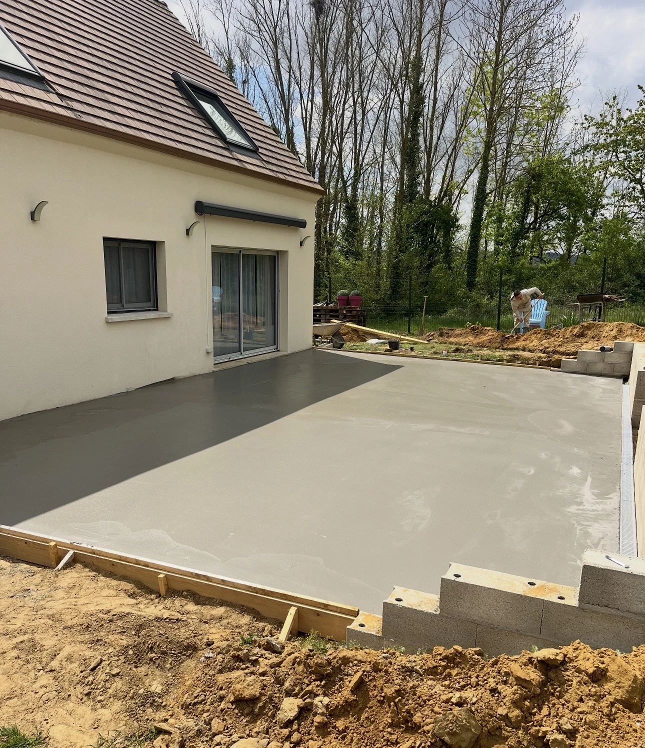 Création de Terrasses en Béton