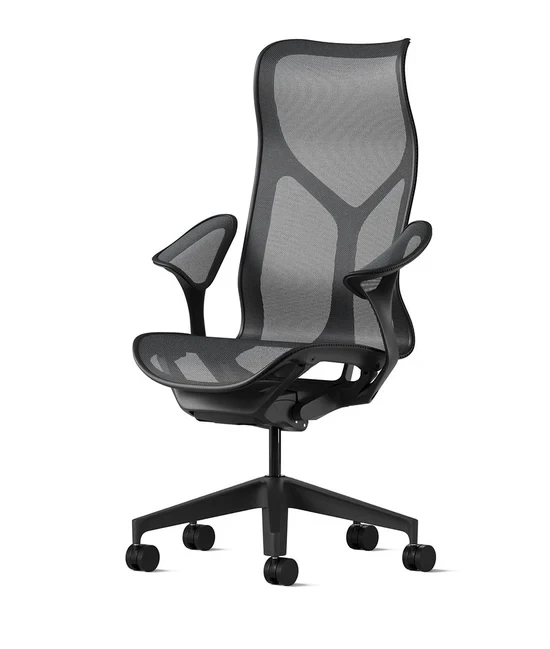 Fauteuil Herman Miller Cosm- graphite – Chaise Ergonomique Haut de Gamme Auto-Ajustable