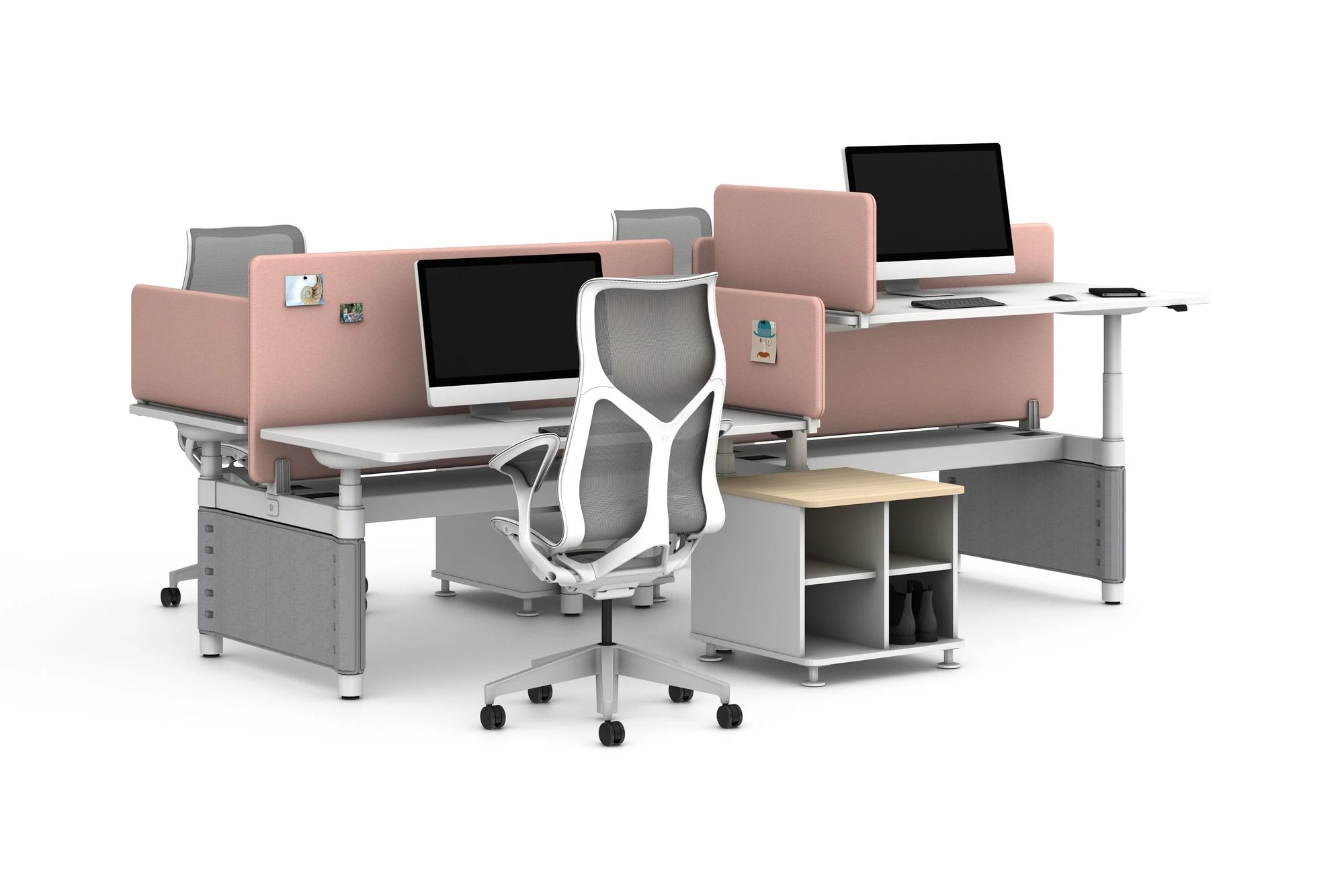 Fauteuil Herman Miller Cosm Haut Dossier Mineral – Confort intelligent et élégance absolue