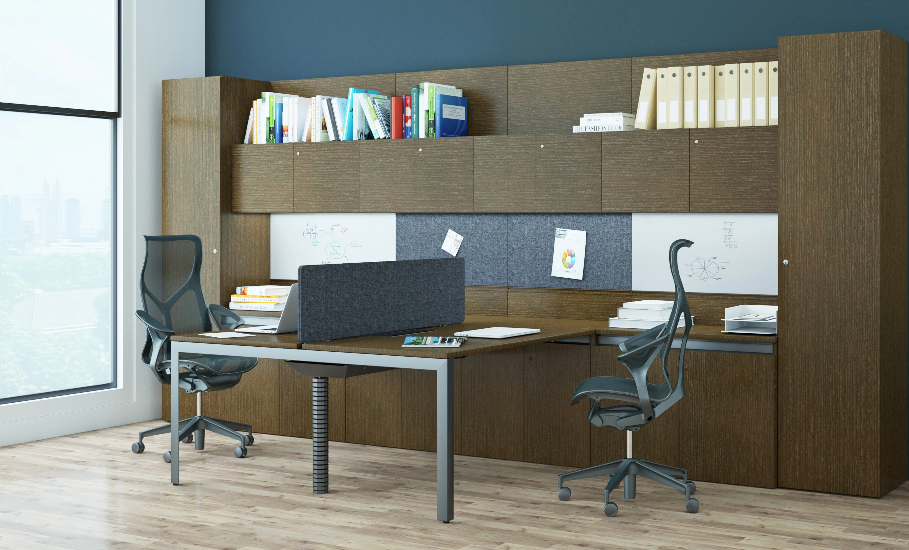 Fauteuil Herman Miller Cosm dossier haut Nightfall – Confort automatique et design nouvelle génération