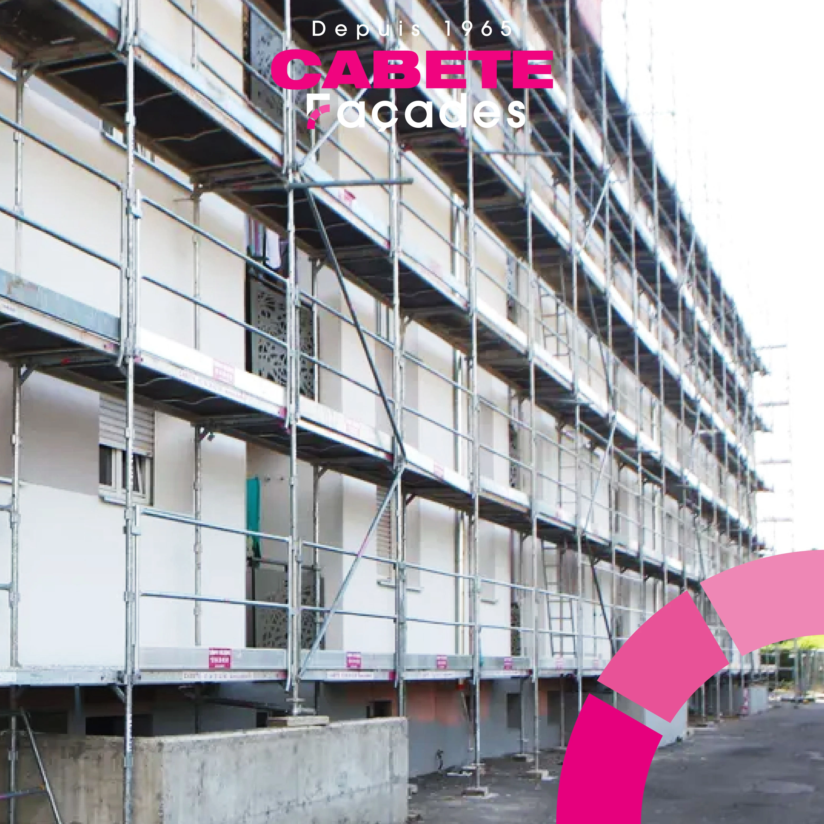 Ravalement de façade d'un immeuble