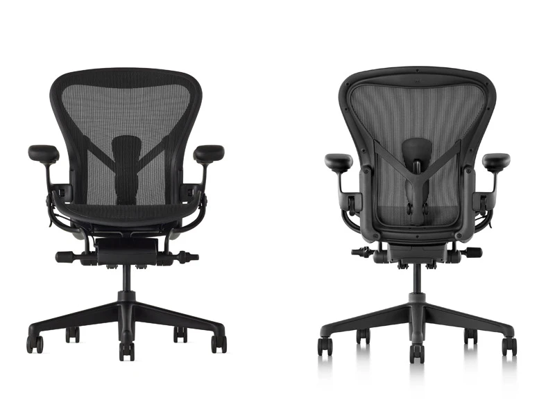 Fauteuil Herman MILLER Aeron remastered - Onyx - Tailles au choix