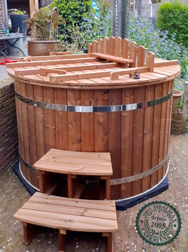 Bain Nordique Bois + Polypropylène 1,90 M