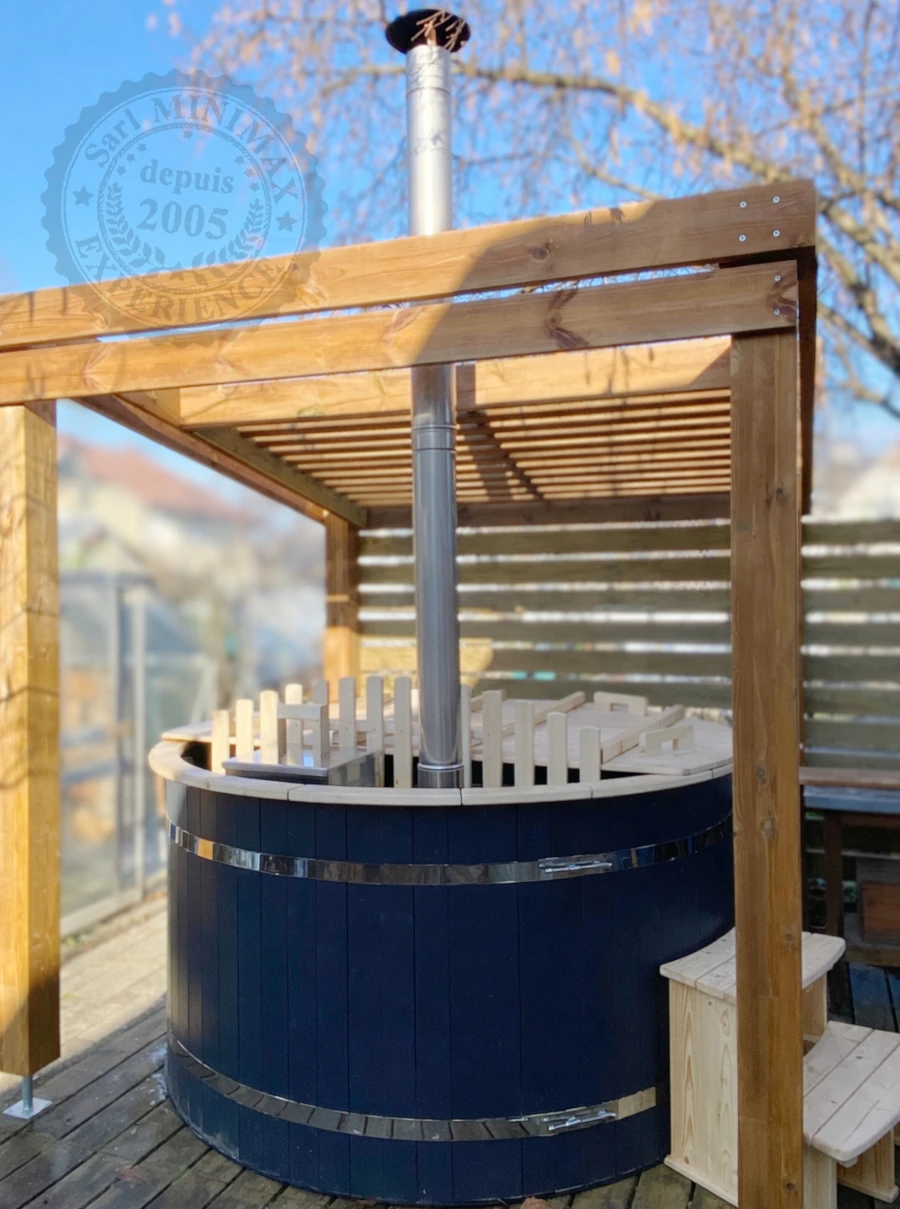 Bain Nordique Bois + Polypropylène 1,90 M