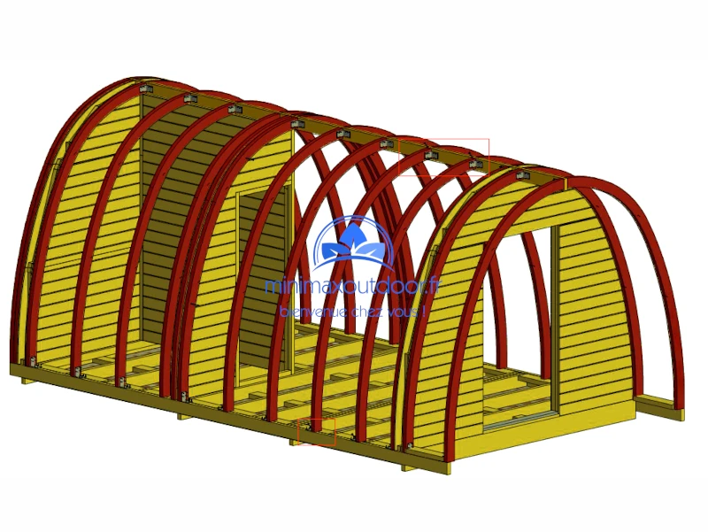 Camping pod Luxe 3.20 X 5.90M