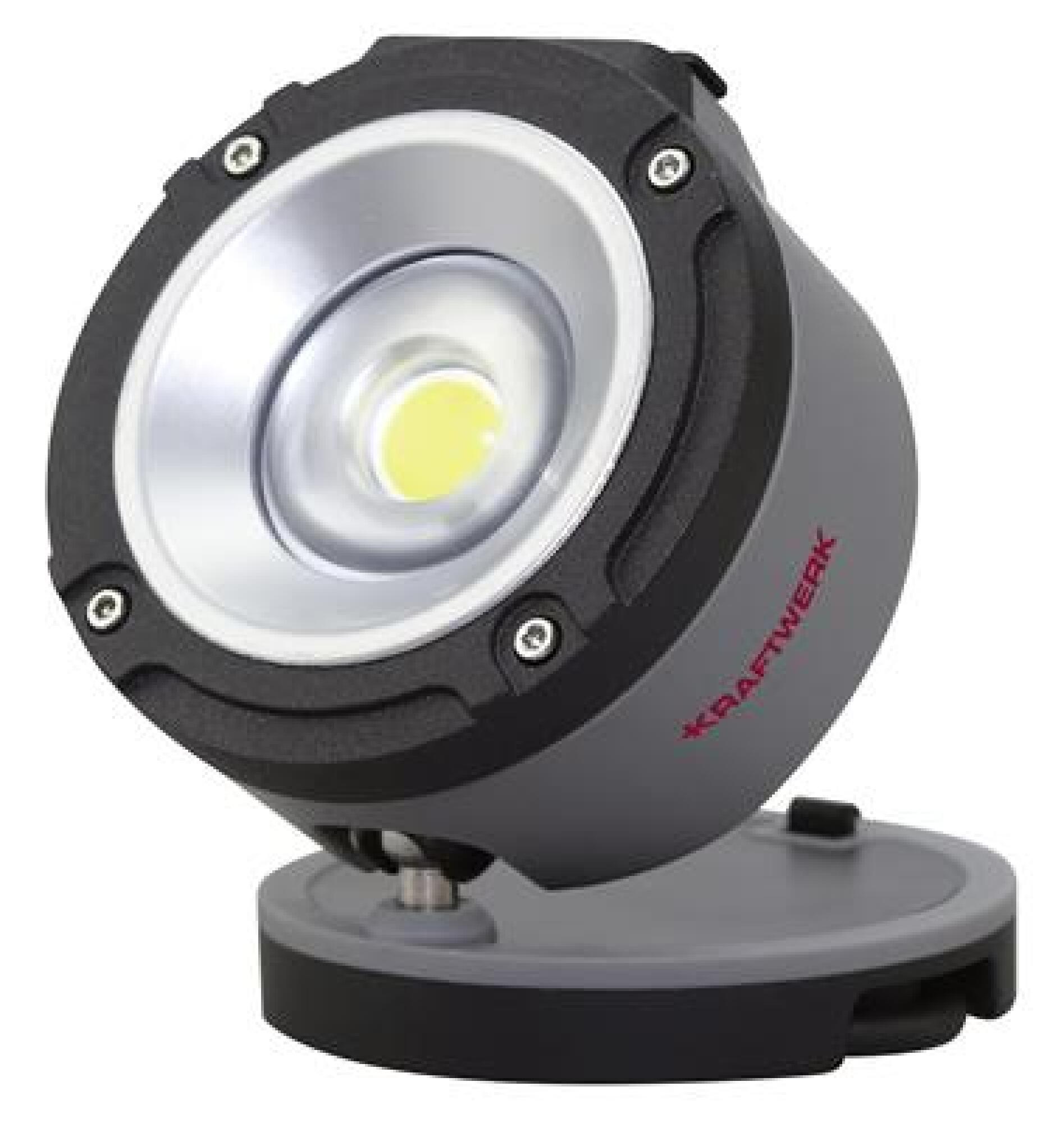 Lampe de travail rotative à LED 600 Lumen, rechargeable KRAFTWERK