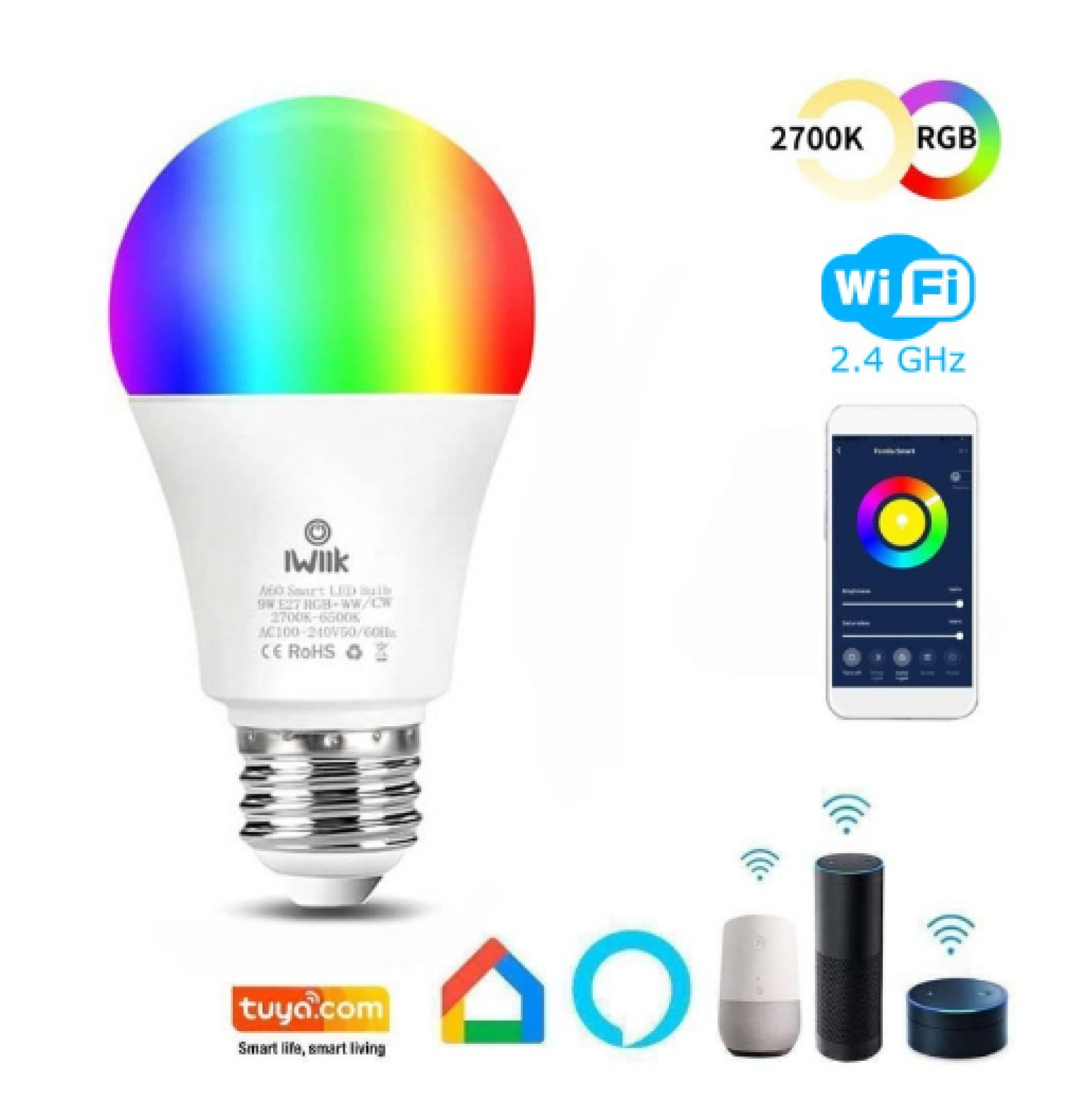 Ampoule E27 RGB