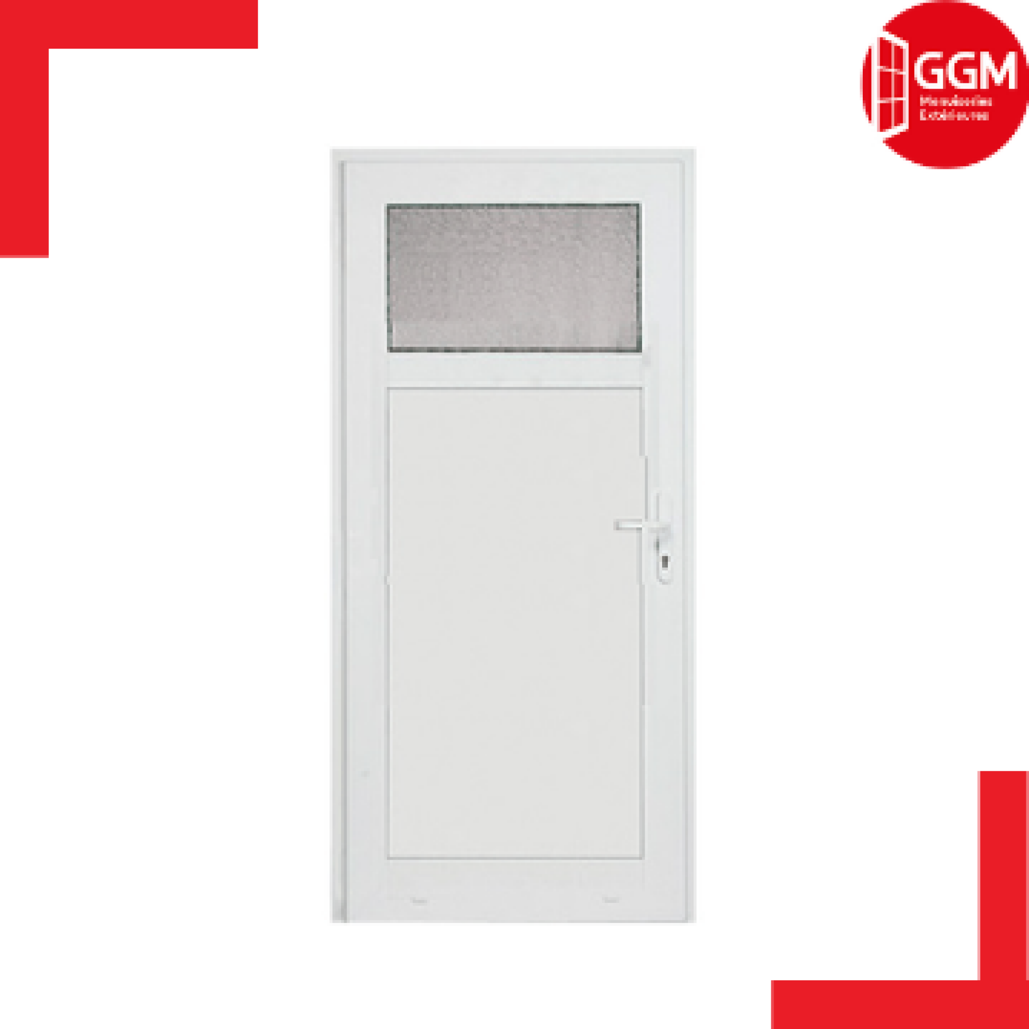 Porte de service en PVC