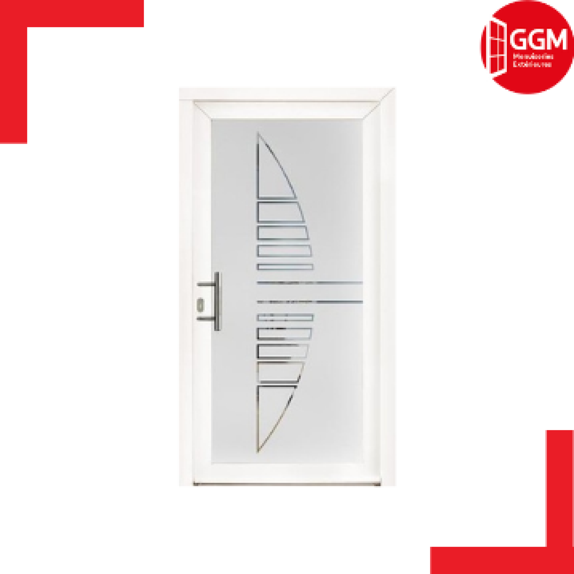 Porte d'entrée en PVC AC FERM