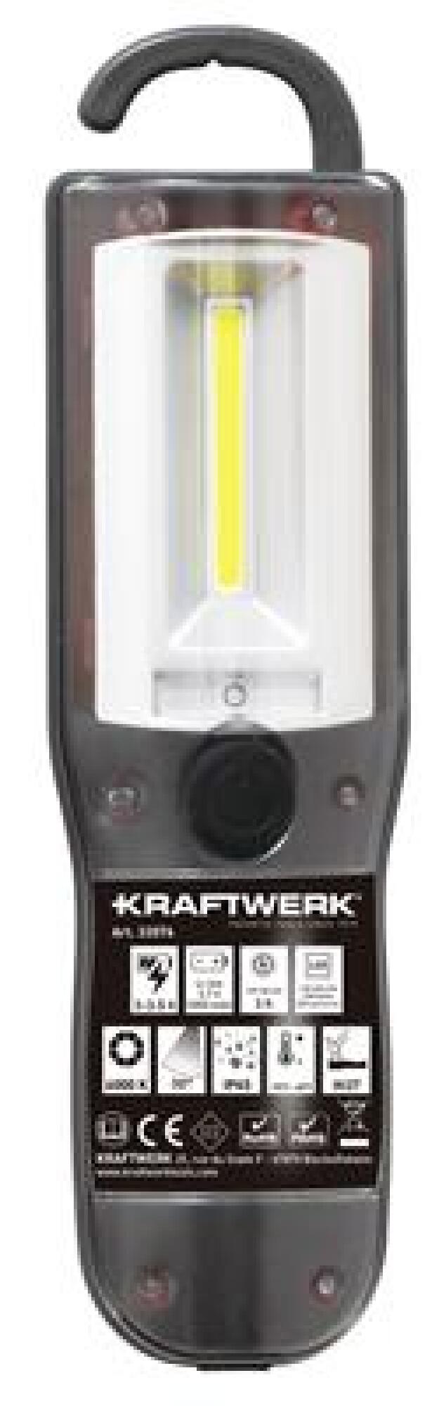 Lampe COB à accu LI-ION 3.6 V KRAFTWERK 32076