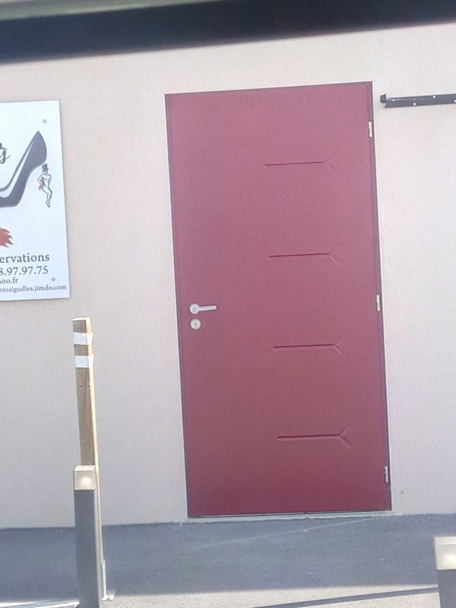 Porte d'entrée en acier