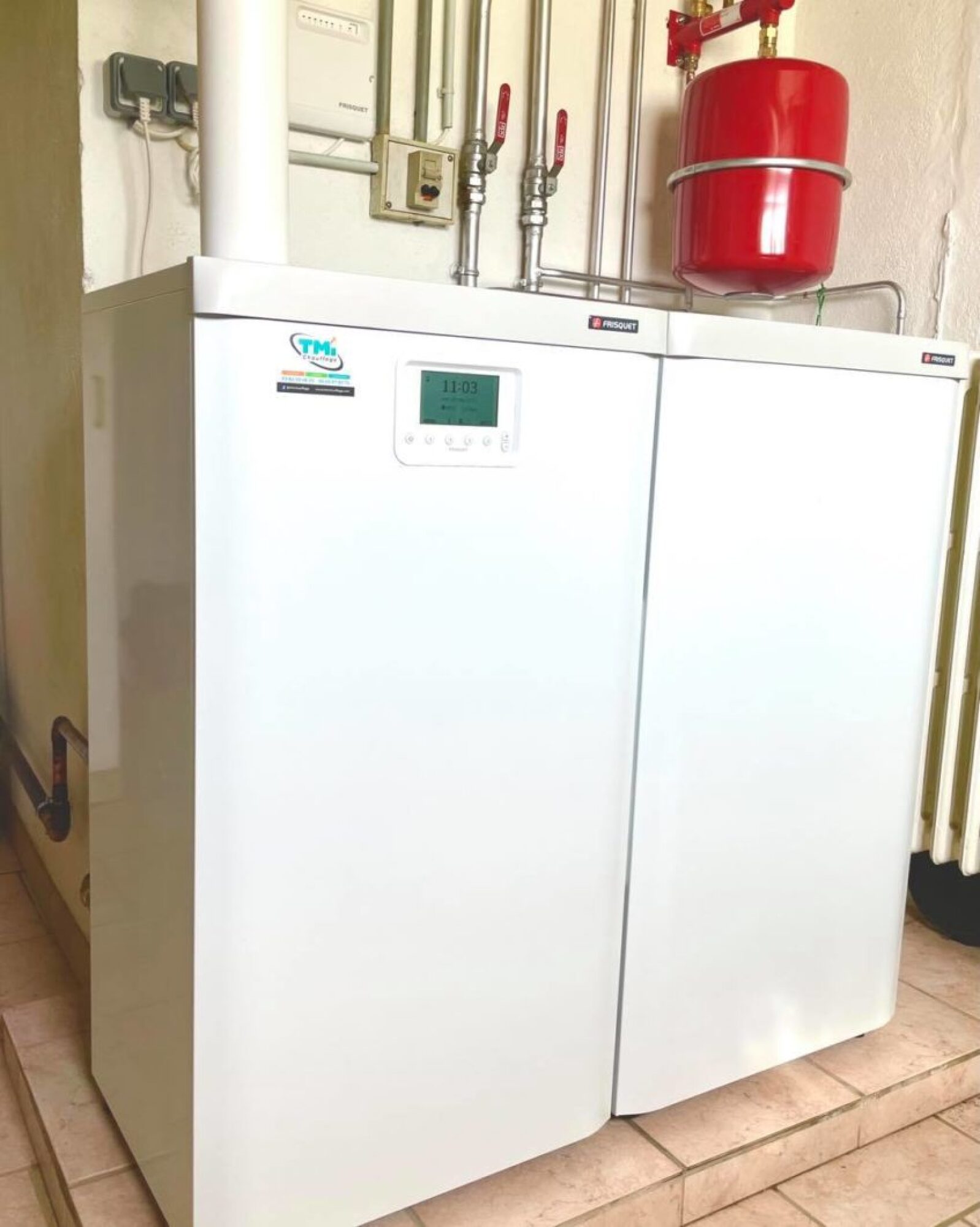 Installation chaudière frisquet 25 kW