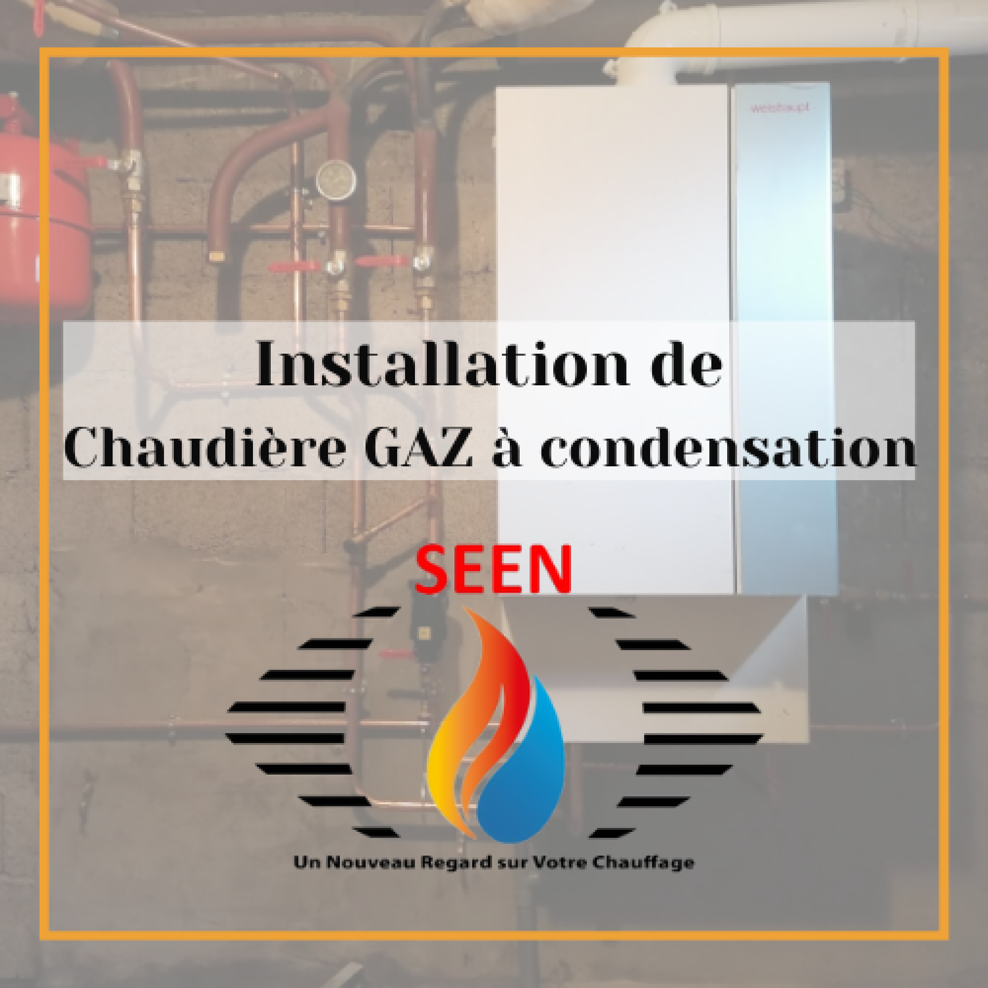 Installation de chaudières gaz à condensation