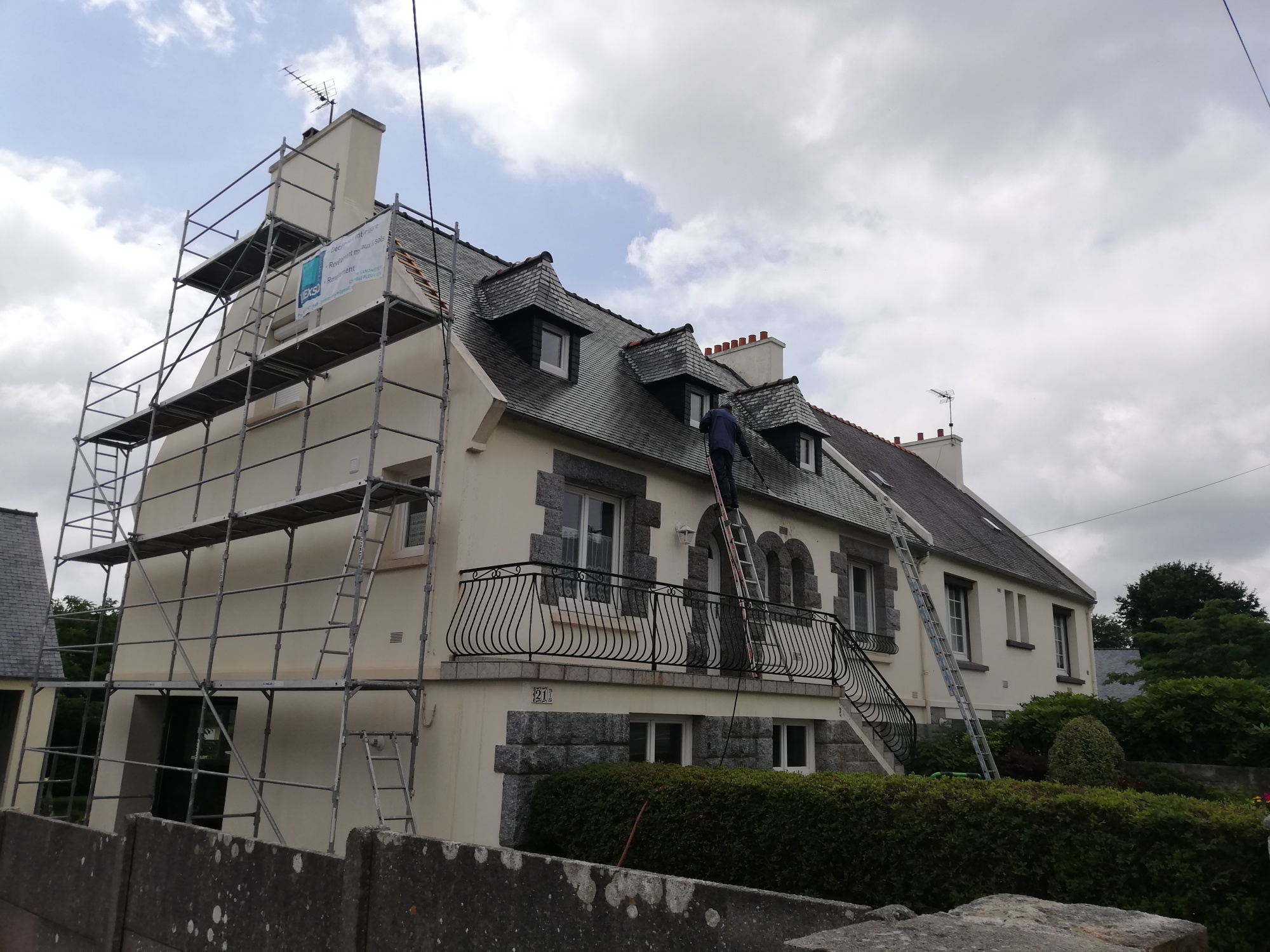 Peinture toiture