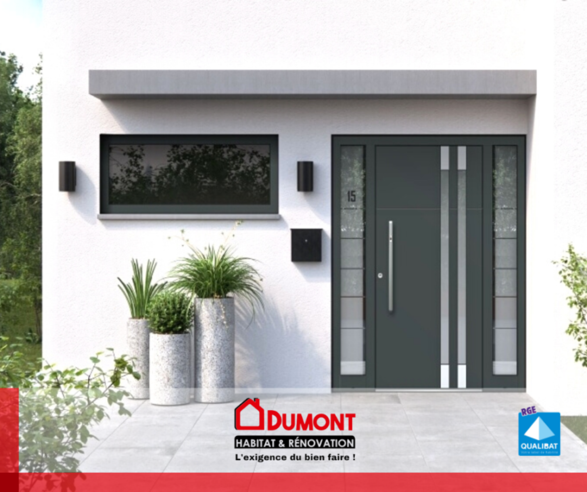 Porte d'Entrée Aluminium