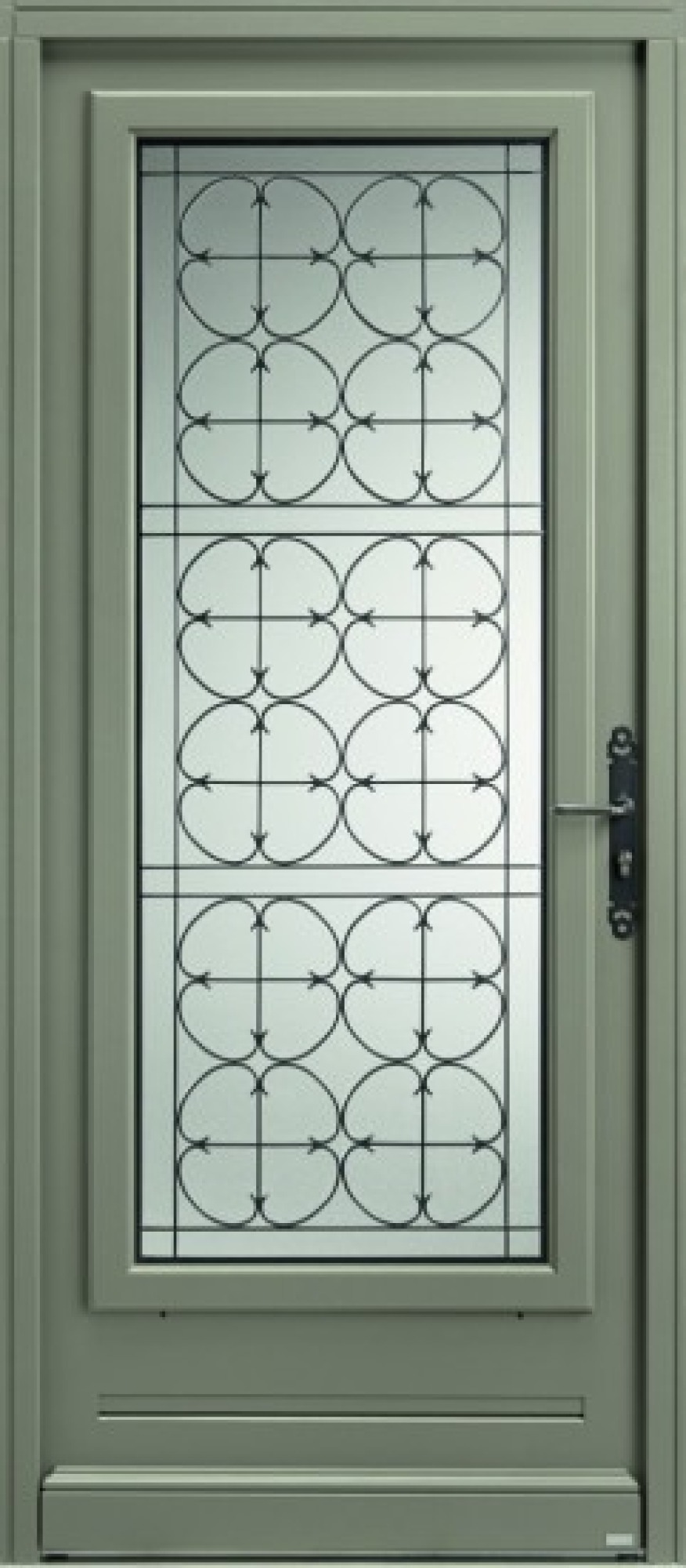 Porte d’entrée en bois