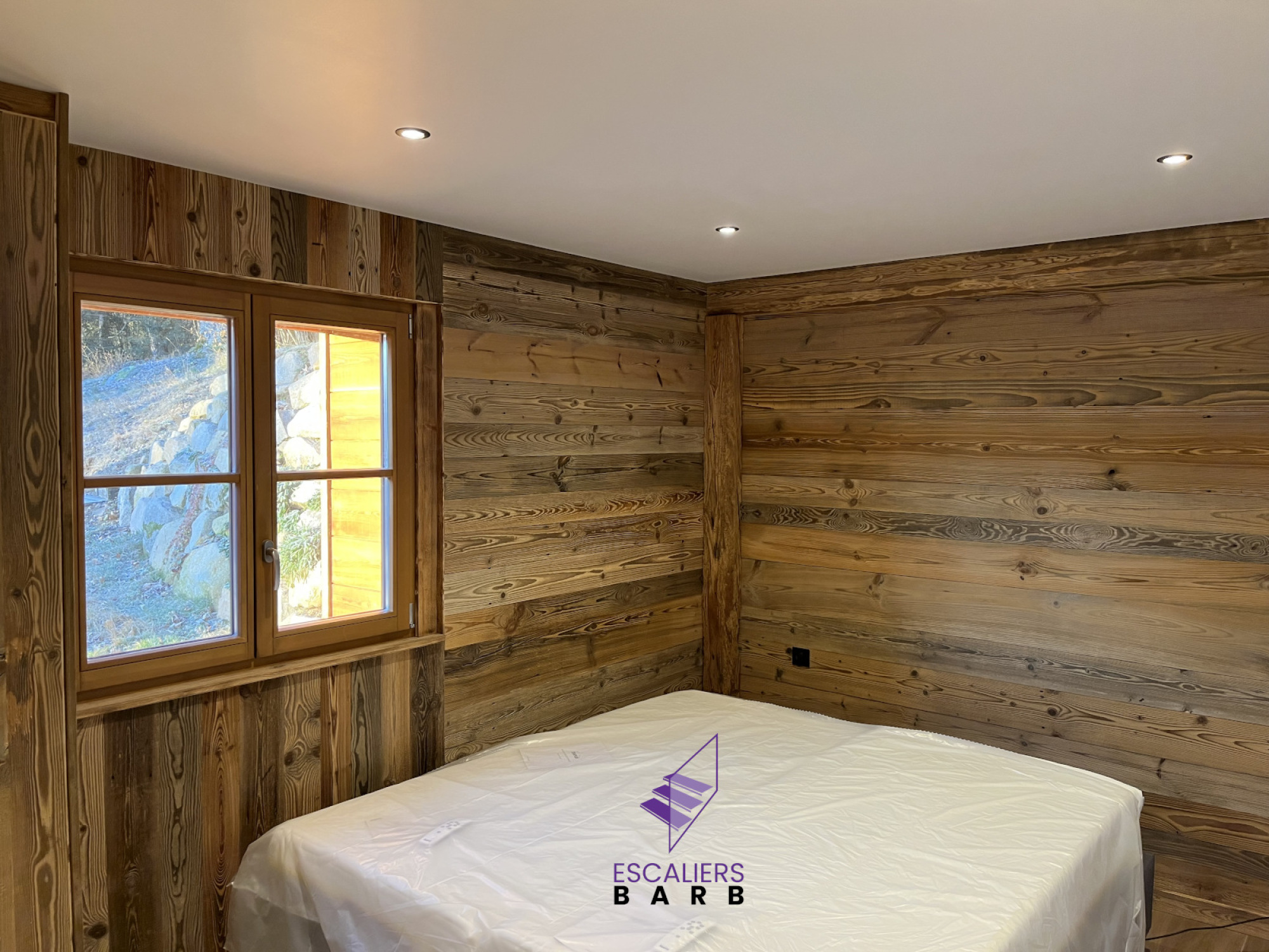 Aménagement intérieur de chalet