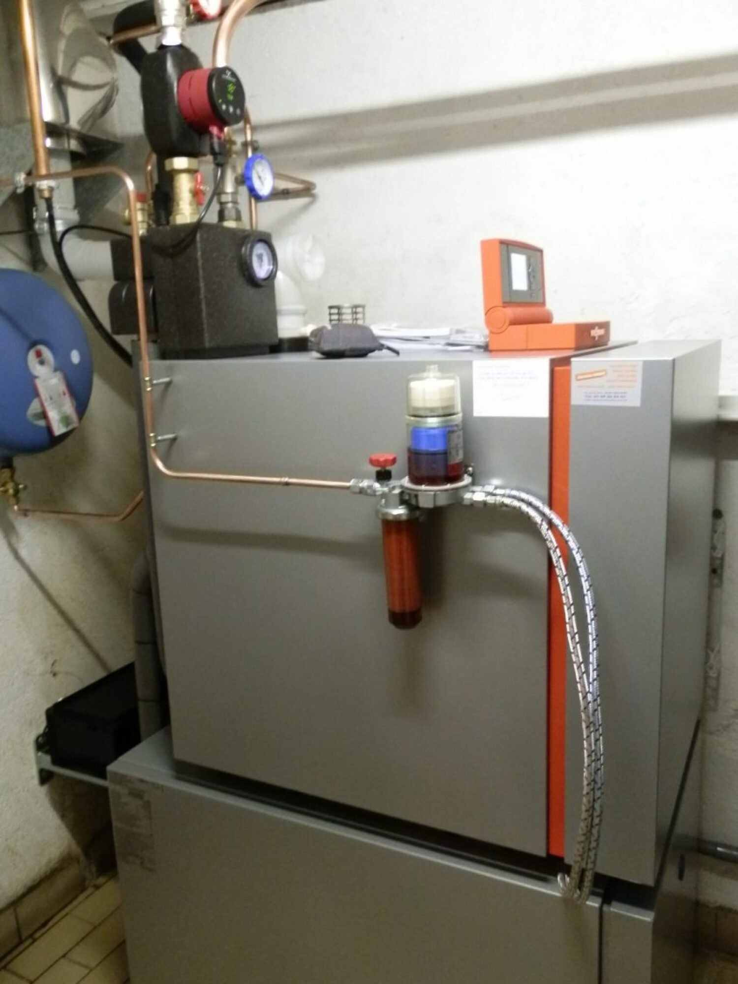 Installation chaudière fioul à condensation Viessmann