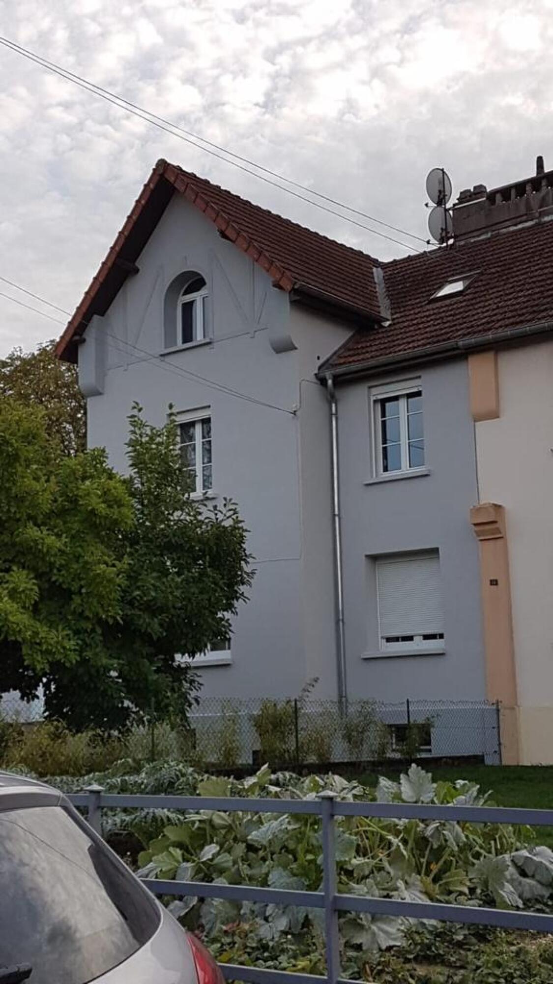 Rénovation façade maison à Veckring