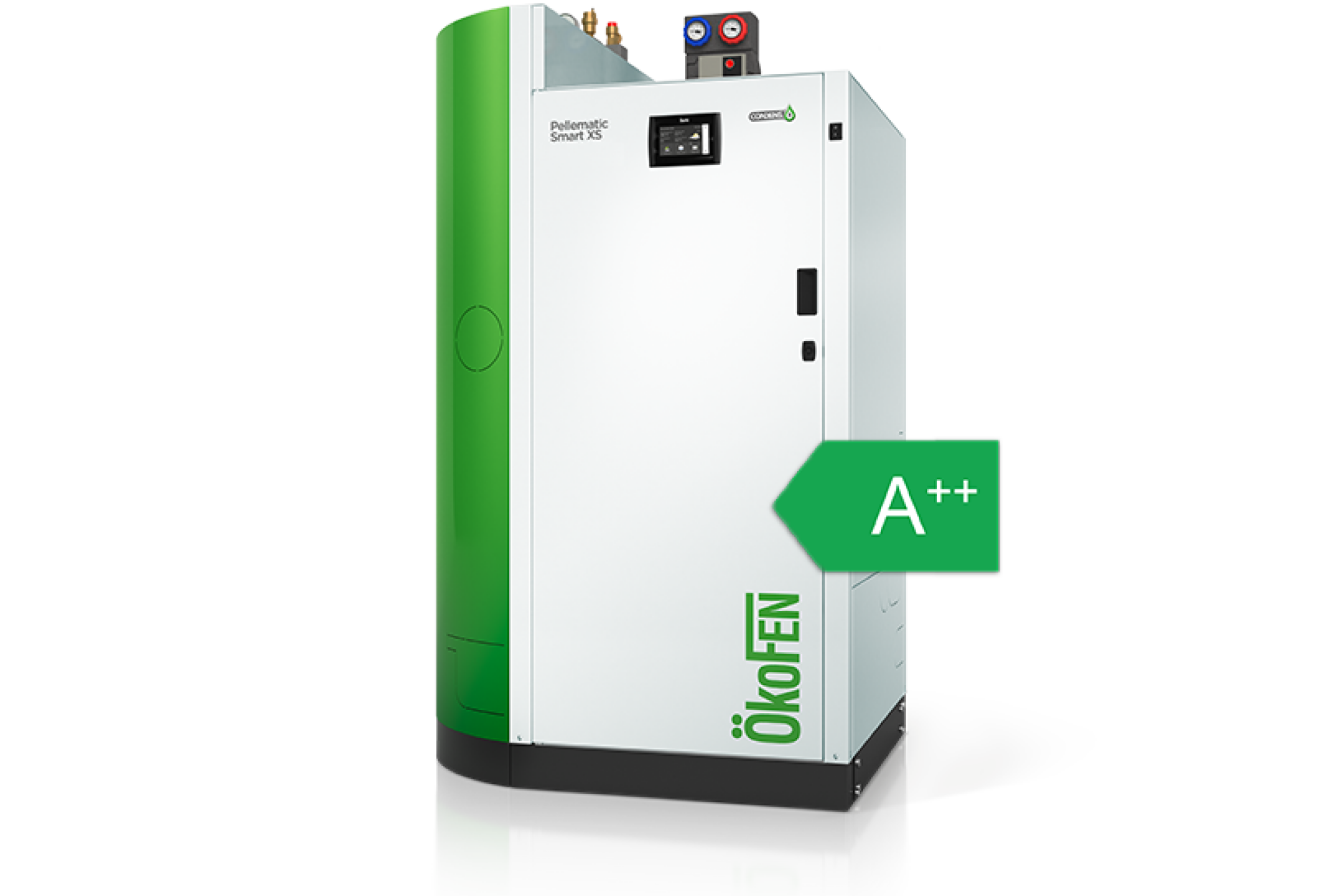 Chaudière aux granulés de bois condensation et production eau chaude sanitaire OKOFEN – SMART XS